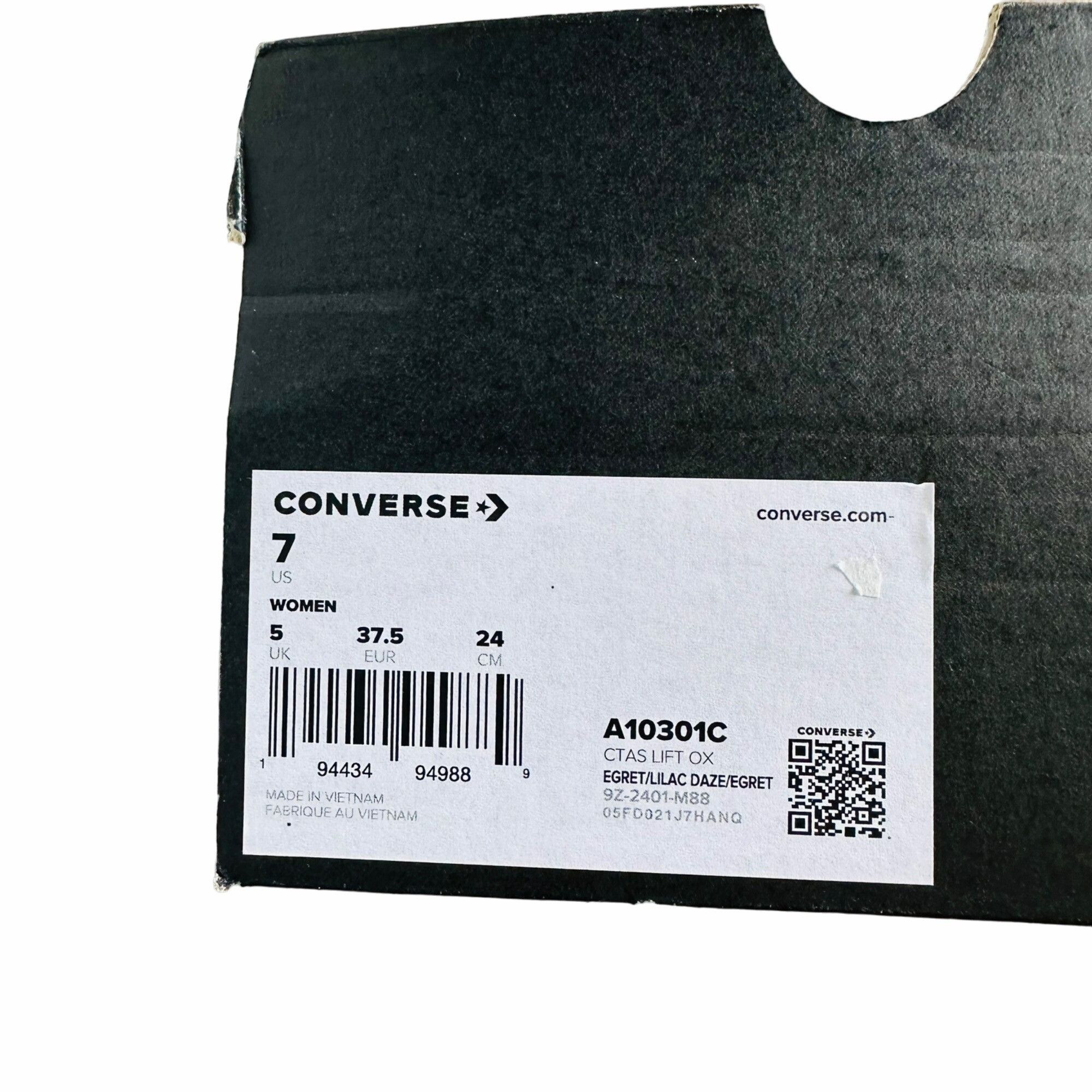 Converse ⭐Converse Ctas Lift OX Low 7 Womens Shoes Satin Embroidered Size US 7 / IT 37 - 8 Thumbnail