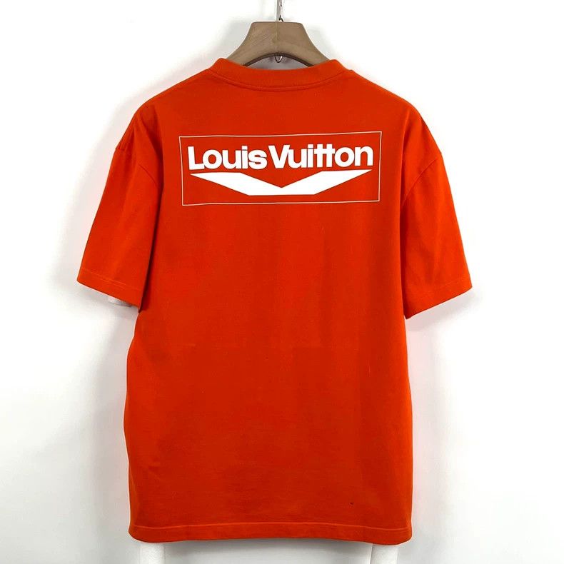 Louis Vuitton Louis Vuitton Orange wave bullet screen logo knitted short Size US M / EU 48-50 / 2 - 2 Thumbnail