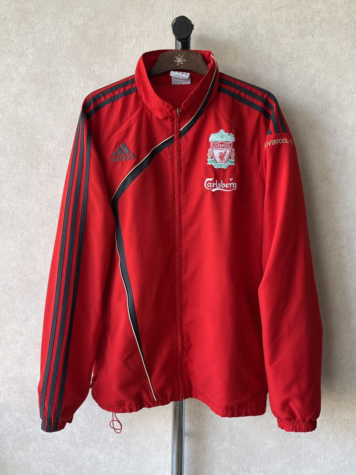 Adidas Vintage Liverpool FC 2009/10 Adidas Track Jacket Gorpcore Size US L / EU 52-54 / 3 - 1 Thumbnail