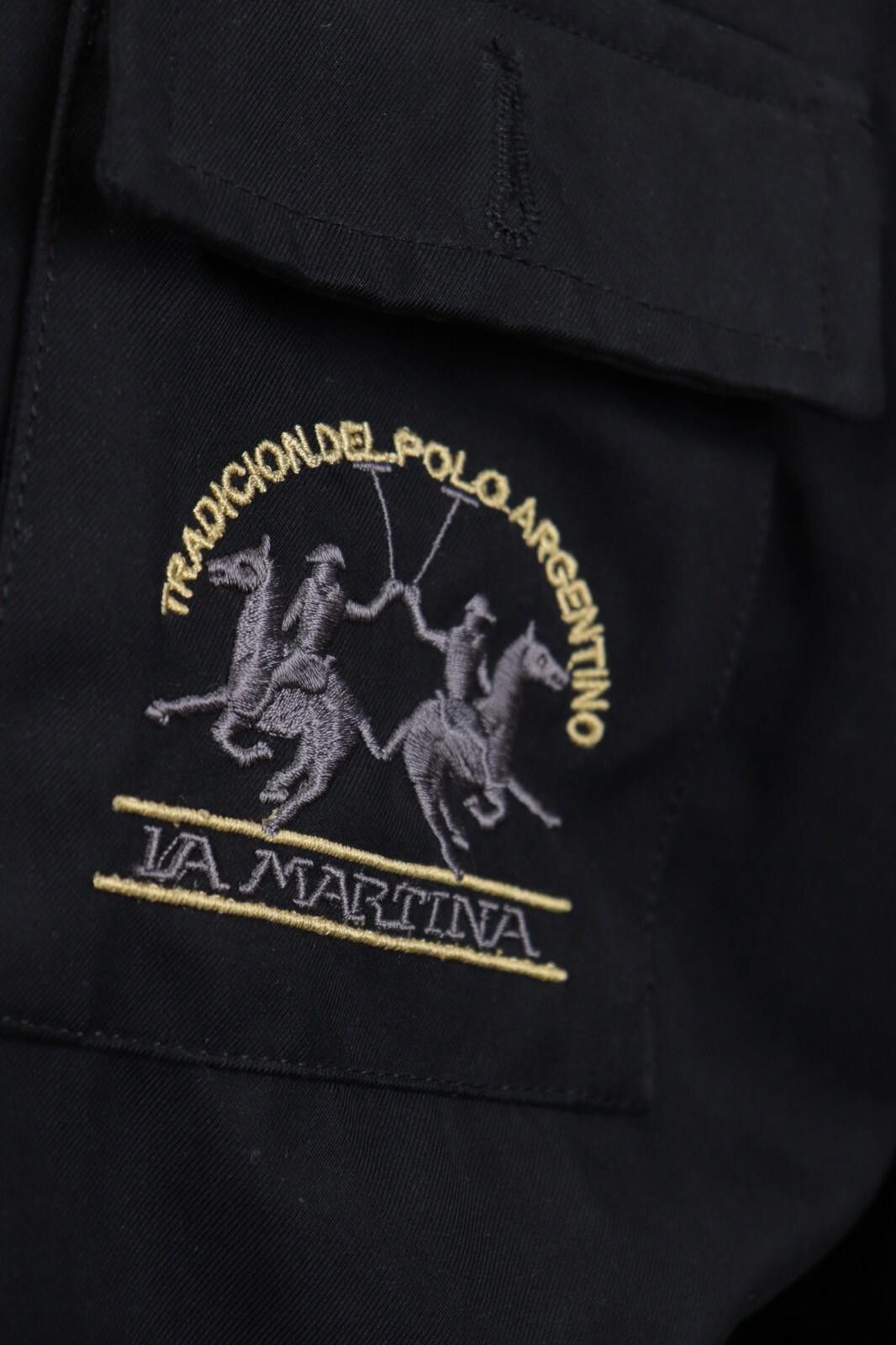 La Martina Vintage La Martina Camping de Polo Black Cargo Jacket Sz XXL Size XXL / US 16-18 / IT 52-54 - 4 Thumbnail
