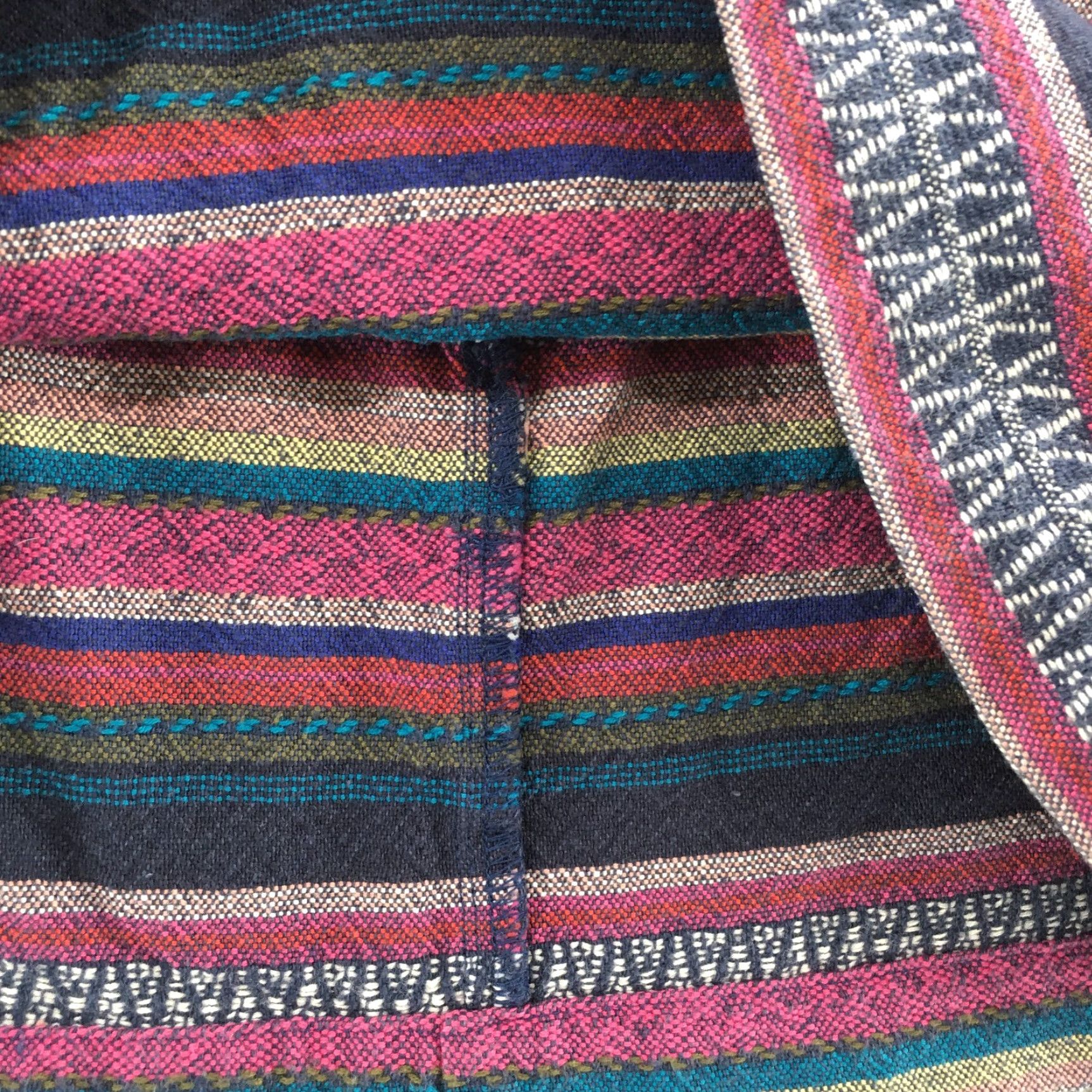 American Eagle Outfitters American Eagle Outfitters Mini Short Skirt Womens 4 Multicolor Cotton Back Zip Size 27" / US 4 / IT 40 - 4 Thumbnail
