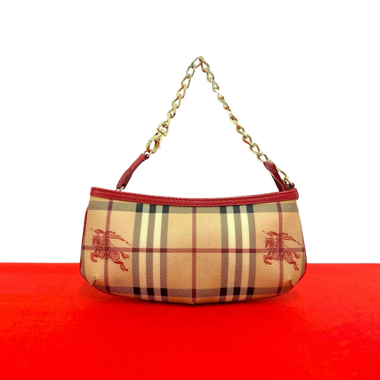 Burberry Burberry Burberry PVC Leather Handbag Plastic / Synthetic Handbag DUTY FREE for USA Size ONE SIZE - 1 Thumbnail