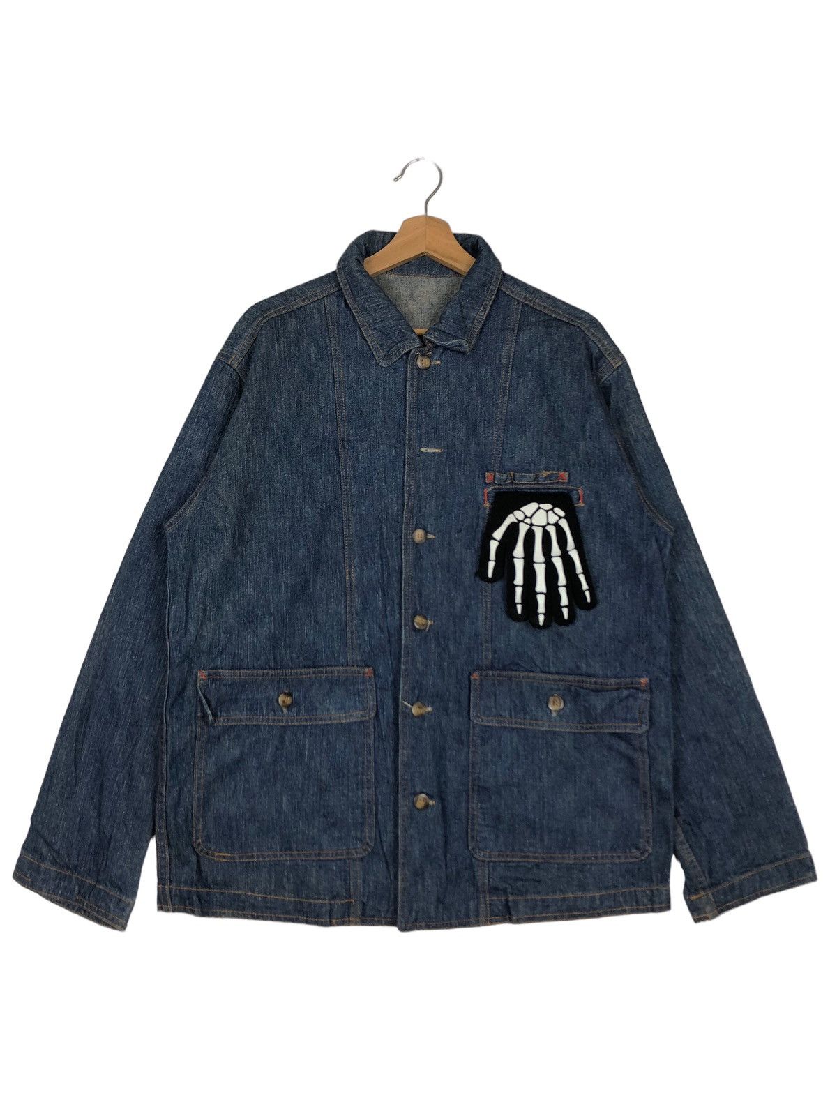 Japanese Brand 🔥90’s Denim Work Jacket Japan Made Size US M / EU 48-50 / 2 - 1 Thumbnail