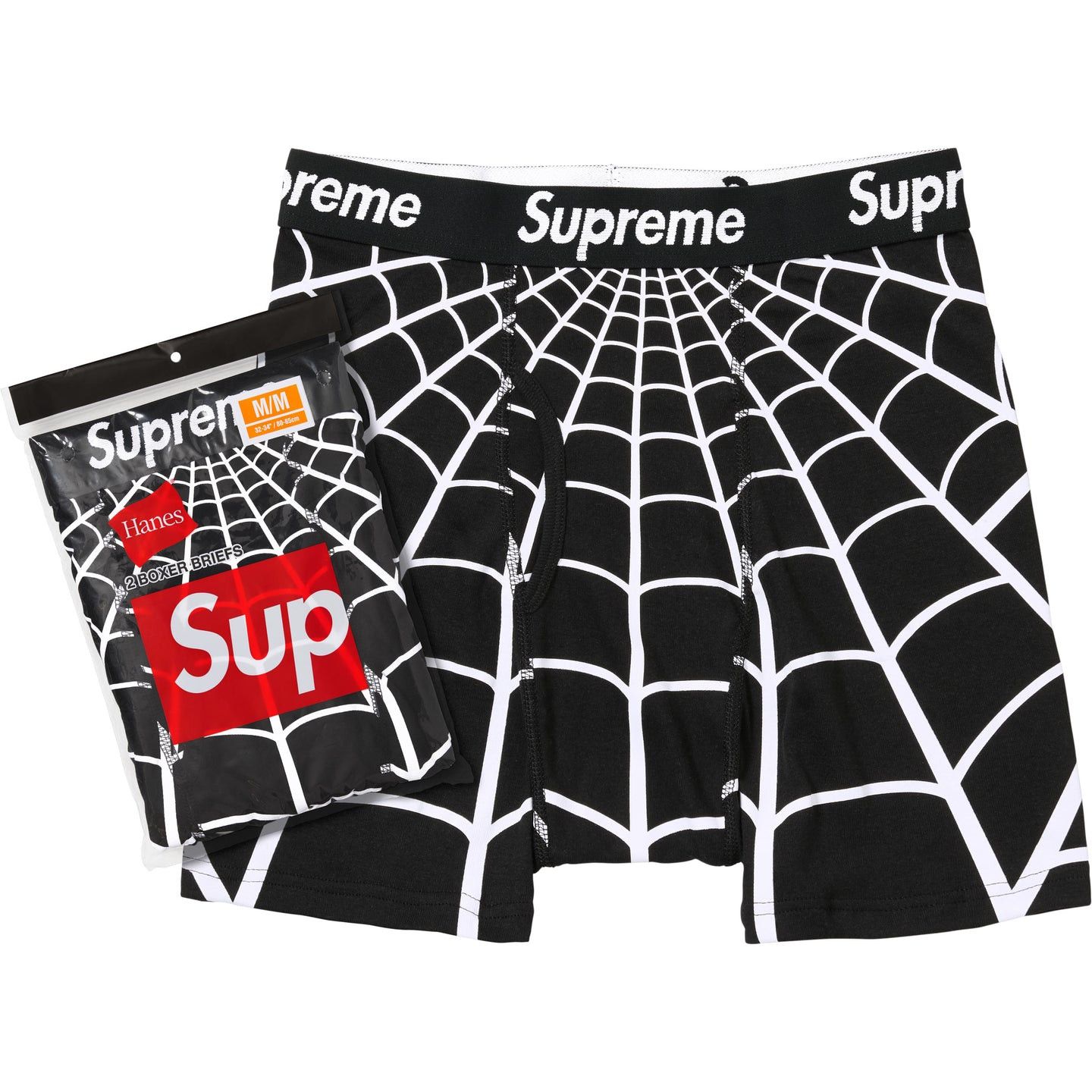 Hanes × Supreme Supreme Hanes Leopard Boxer Briefs (2 Pack) - Size