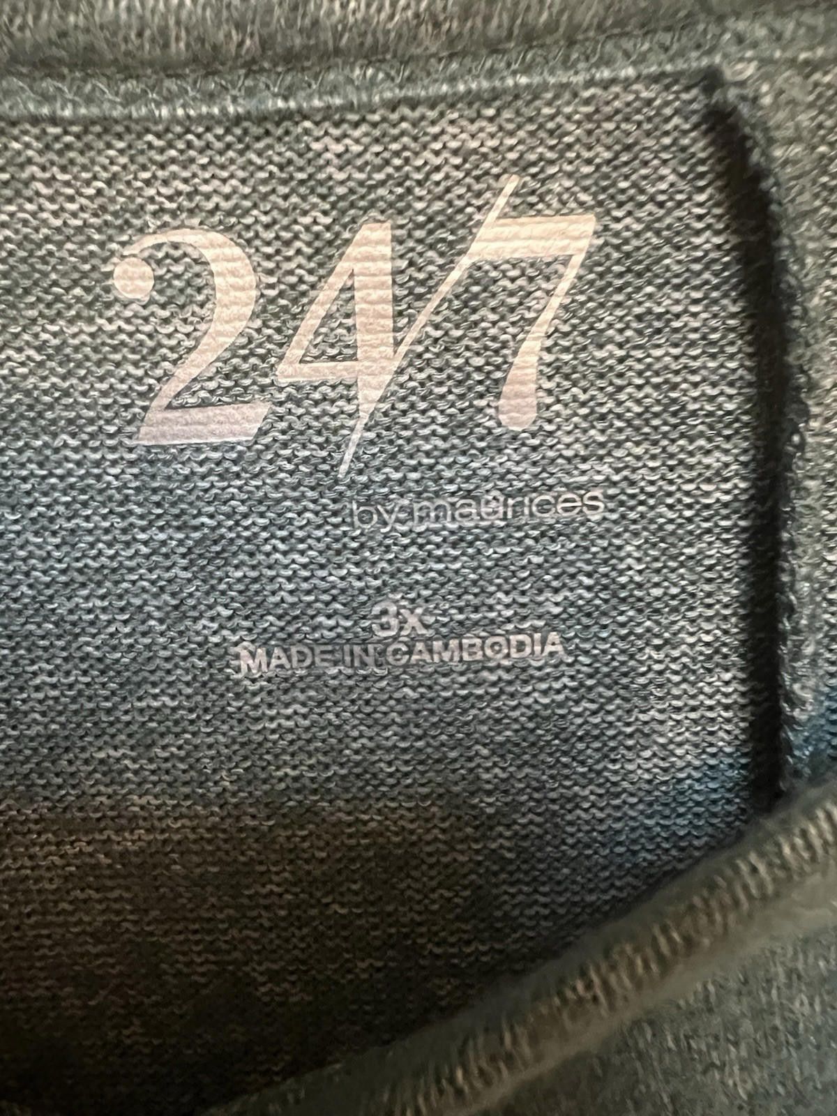Designer Maurice’s 24/7 Cozy Solid Dolman Tee 3X Size 3XL / US 20-22 - 4 Thumbnail