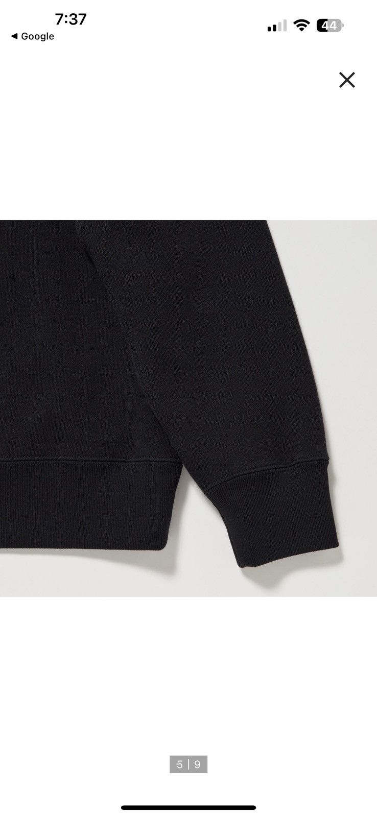 Kaws × Uniqlo Kaws Long Sleeve Sweatshirt (Black) Size US L / EU 52-54 / 3 - 5 Thumbnail