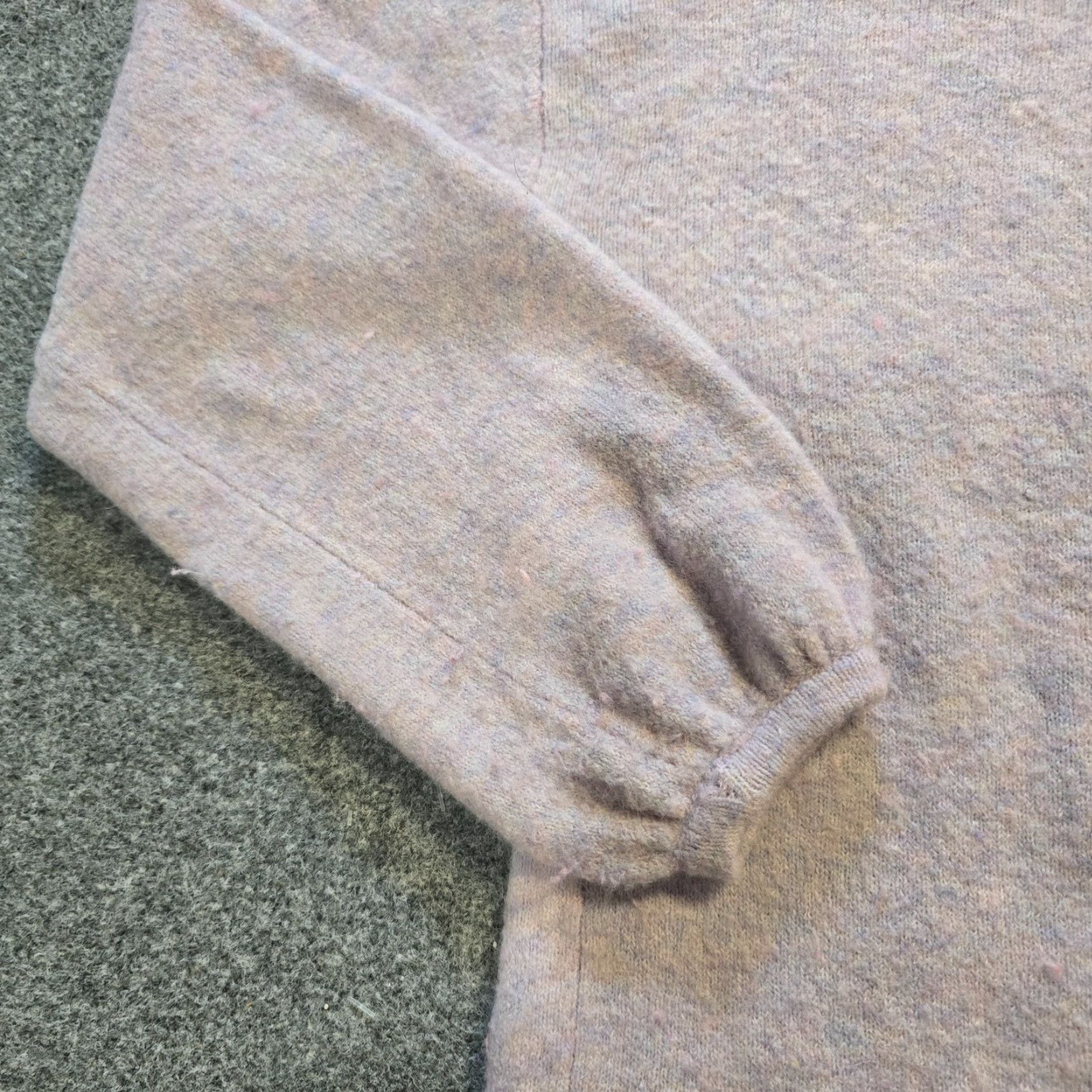 Madewell Madewell Sweater Womens Size XXS Pink Alpaca Wool Round Neck Oversized Casual Pullover Knit Long Sleeve Winter Fashion Womens Size S / US 4 / IT 40 - 4 Thumbnail