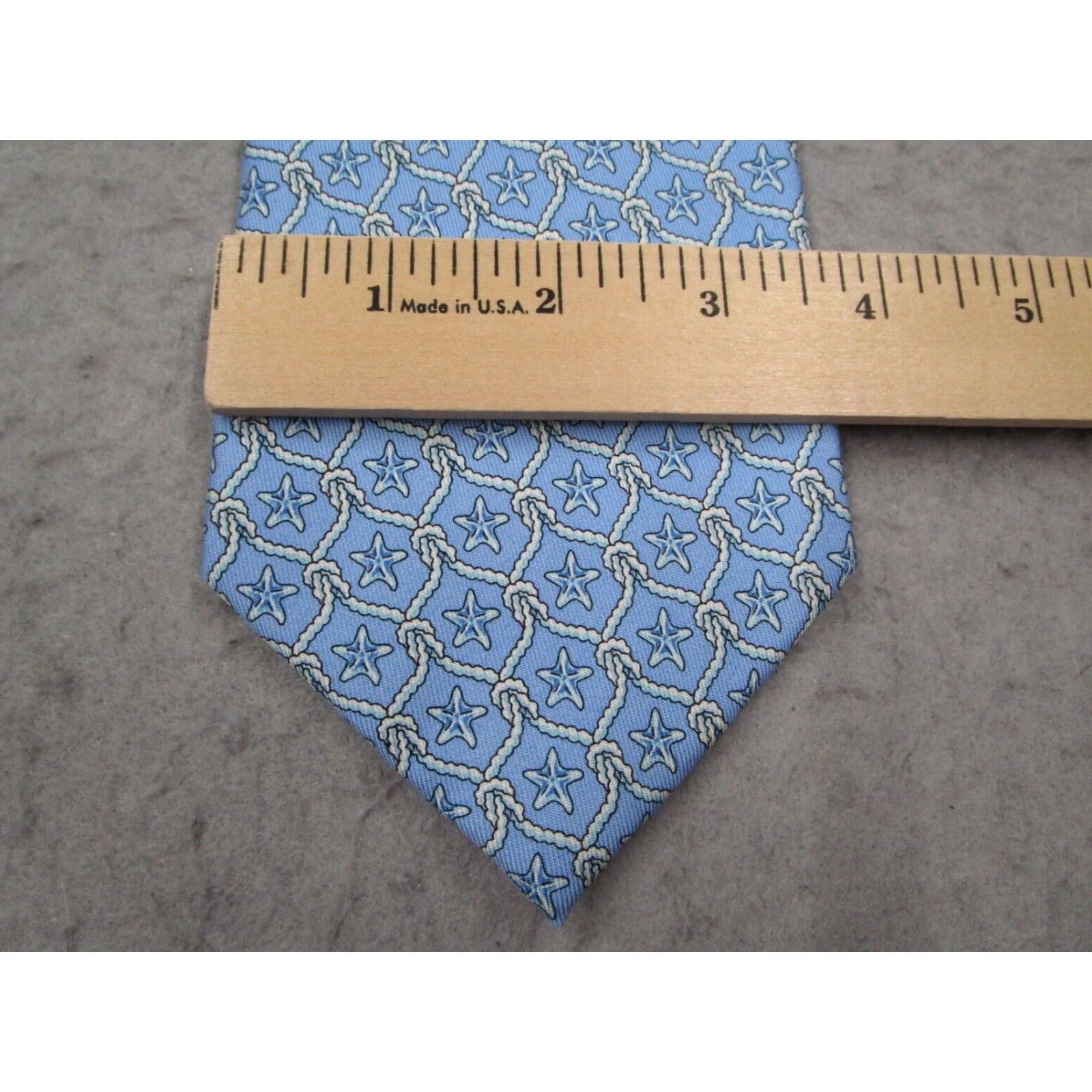 Vineyard Vines Vineyard Vines Blue Silk Tie Mens Classic Hand Made American Retro Size ONE SIZE - 3 Thumbnail