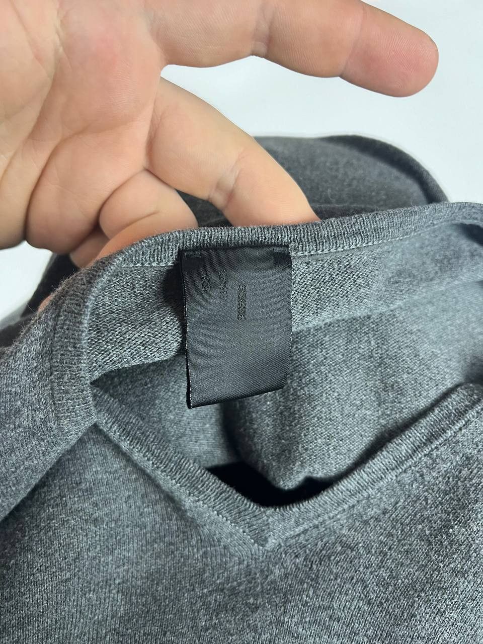 Japanese Brand × N.Hoolywood N HOOLYWOOD Men Grey Asymmetric T-shirt Size L (0459) Size US L / EU 52-54 / 3 - 5 Thumbnail