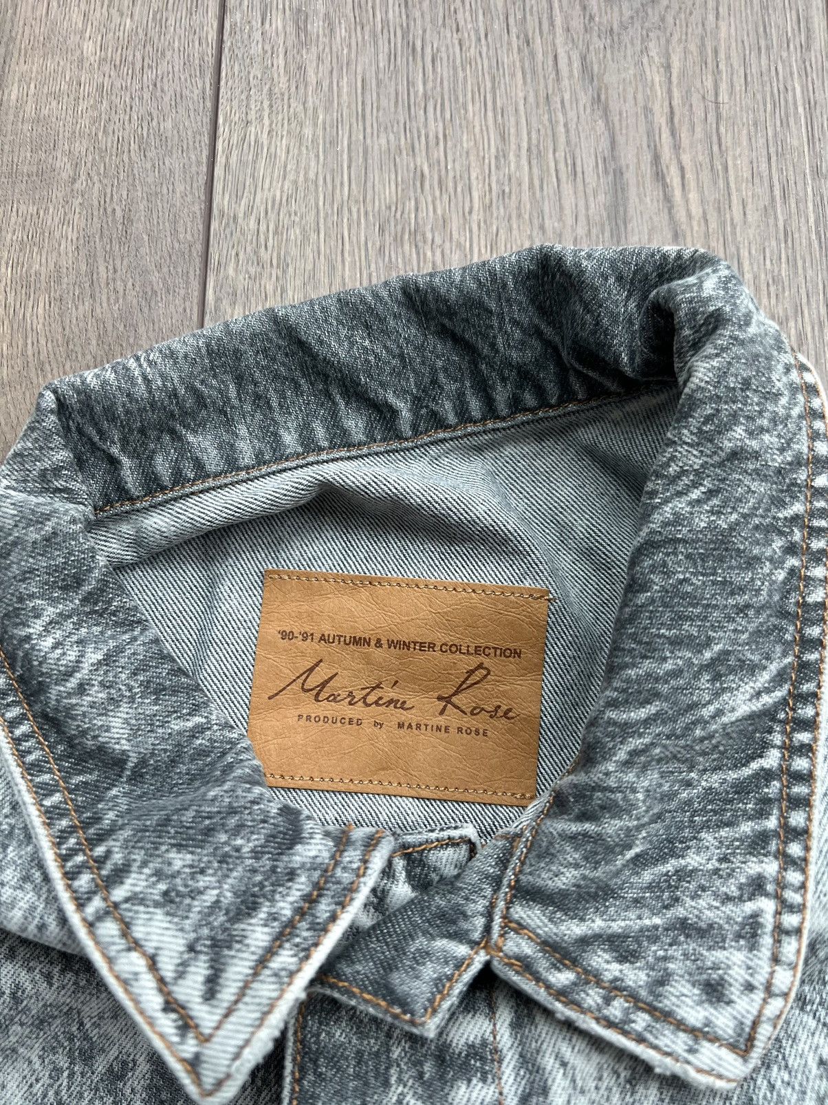 Martine Rose *UNRELEASED SAMPLE* Martine Rose Denim Trucker Jacket Size US M / EU 48-50 / 2 - 3 Thumbnail