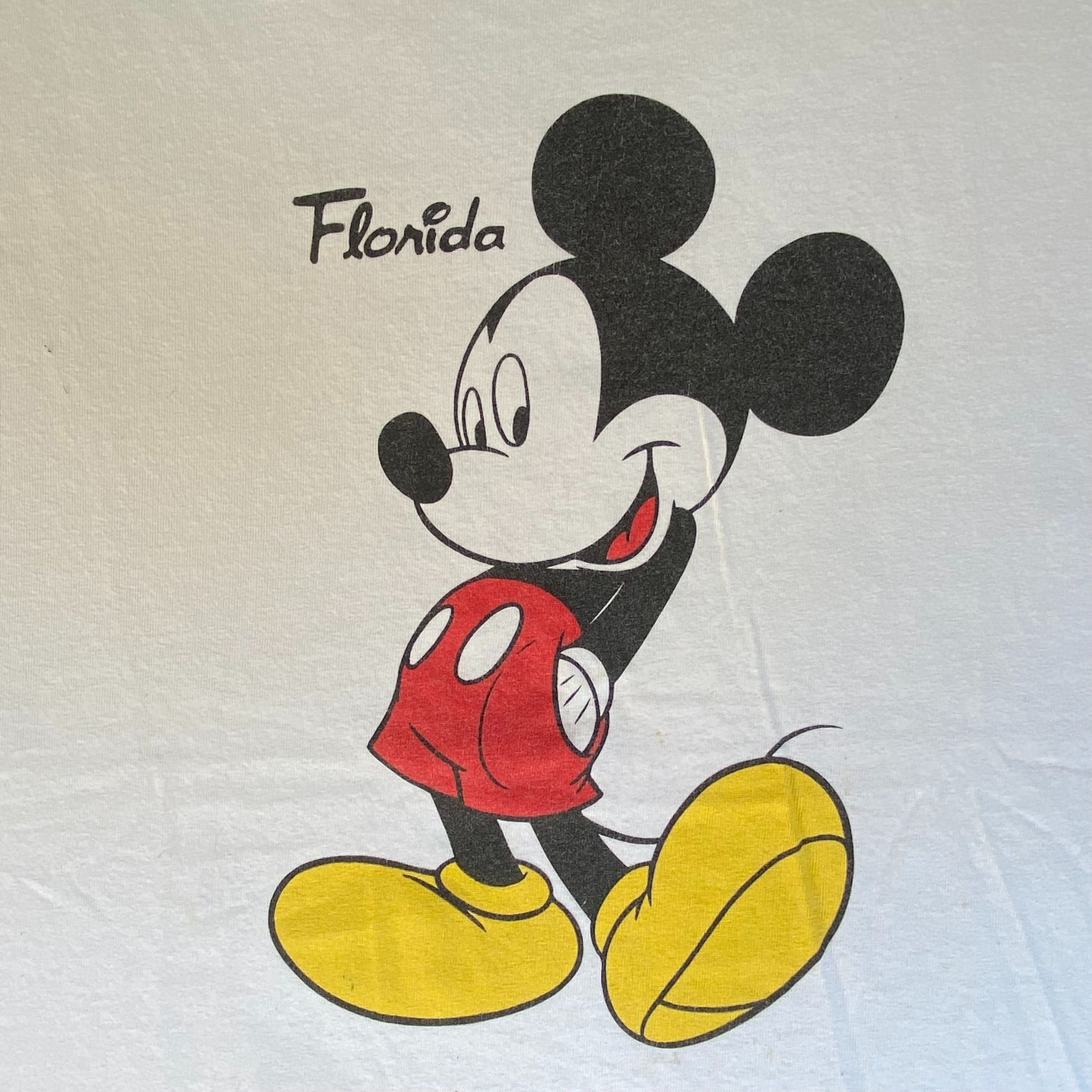 Disney Vintage Y2K Mickey Mouse Shirt White Retro Disney Cartoon Te Size US XL / EU 56 / 4 - 3 Thumbnail