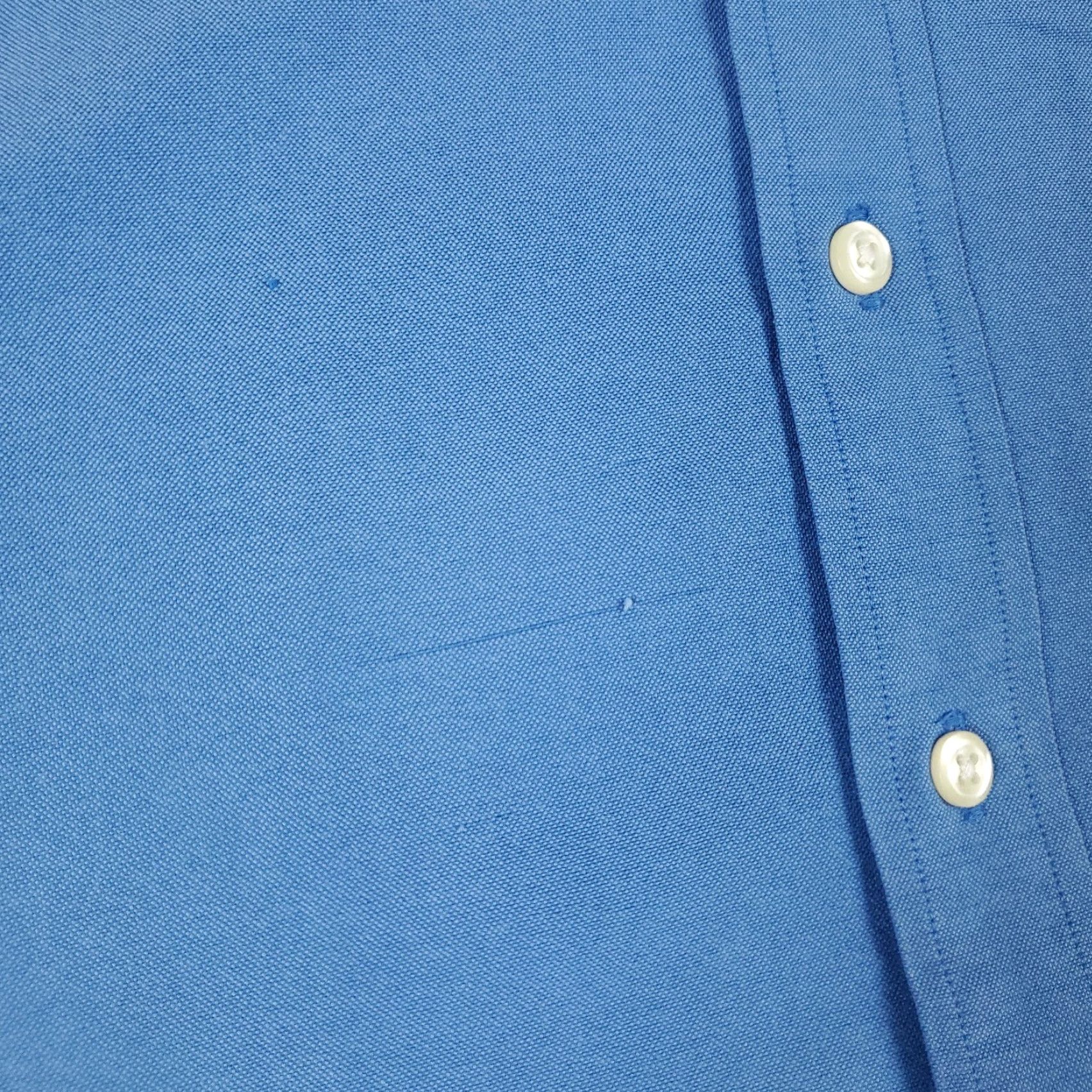 Nautica Nautica Blue Dress Shirt Mens Size 16 Long Sleeve Button Up Casual Workwear Size 42R - 5 Thumbnail