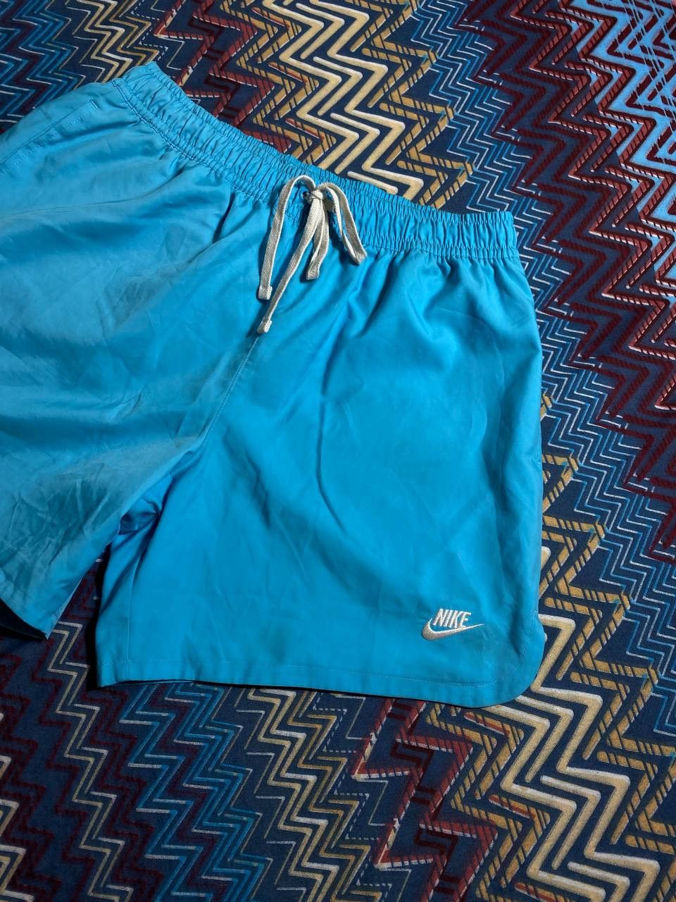 Nike shorts blue streetwear Nike logo Vintage Y2K size L Size US 34 / EU 50 - 6 Thumbnail