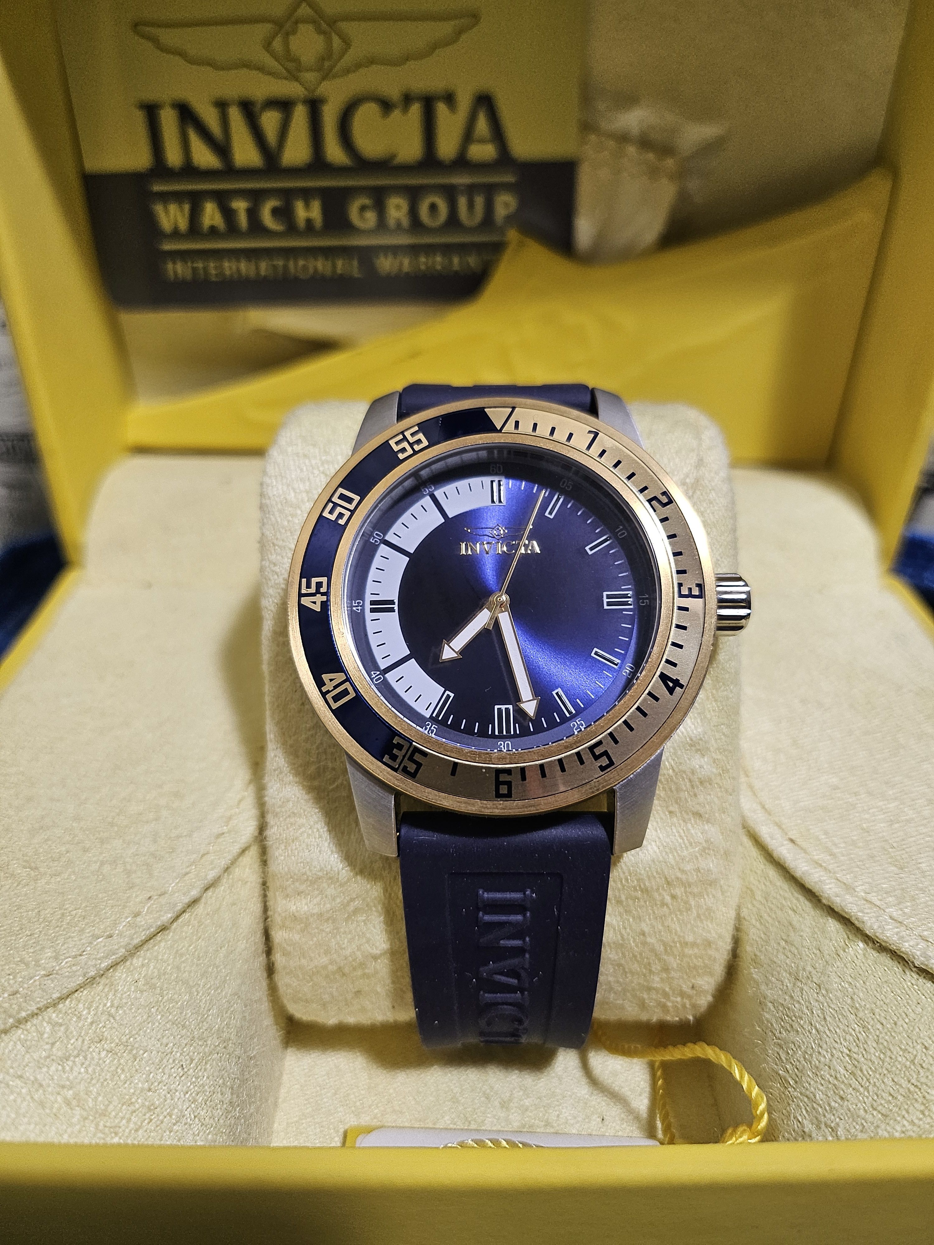 Invicta Invicta Specialty Men Blue Silicone Watch 12847 Size ONE SIZE - 1 Thumbnail