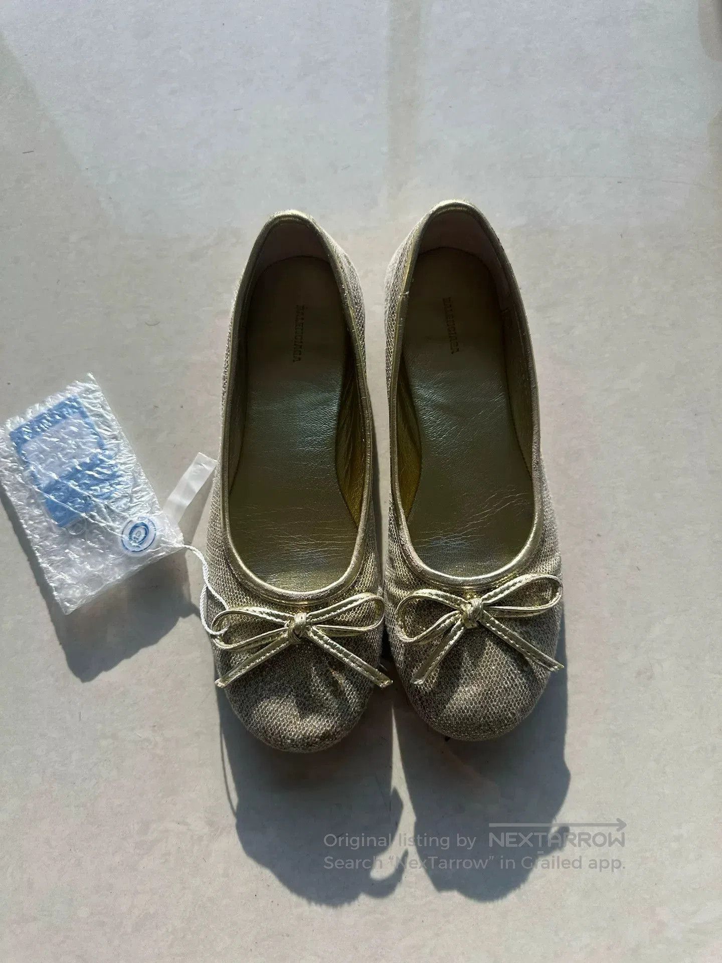 Balenciaga Ballerina Shoes with Bow.