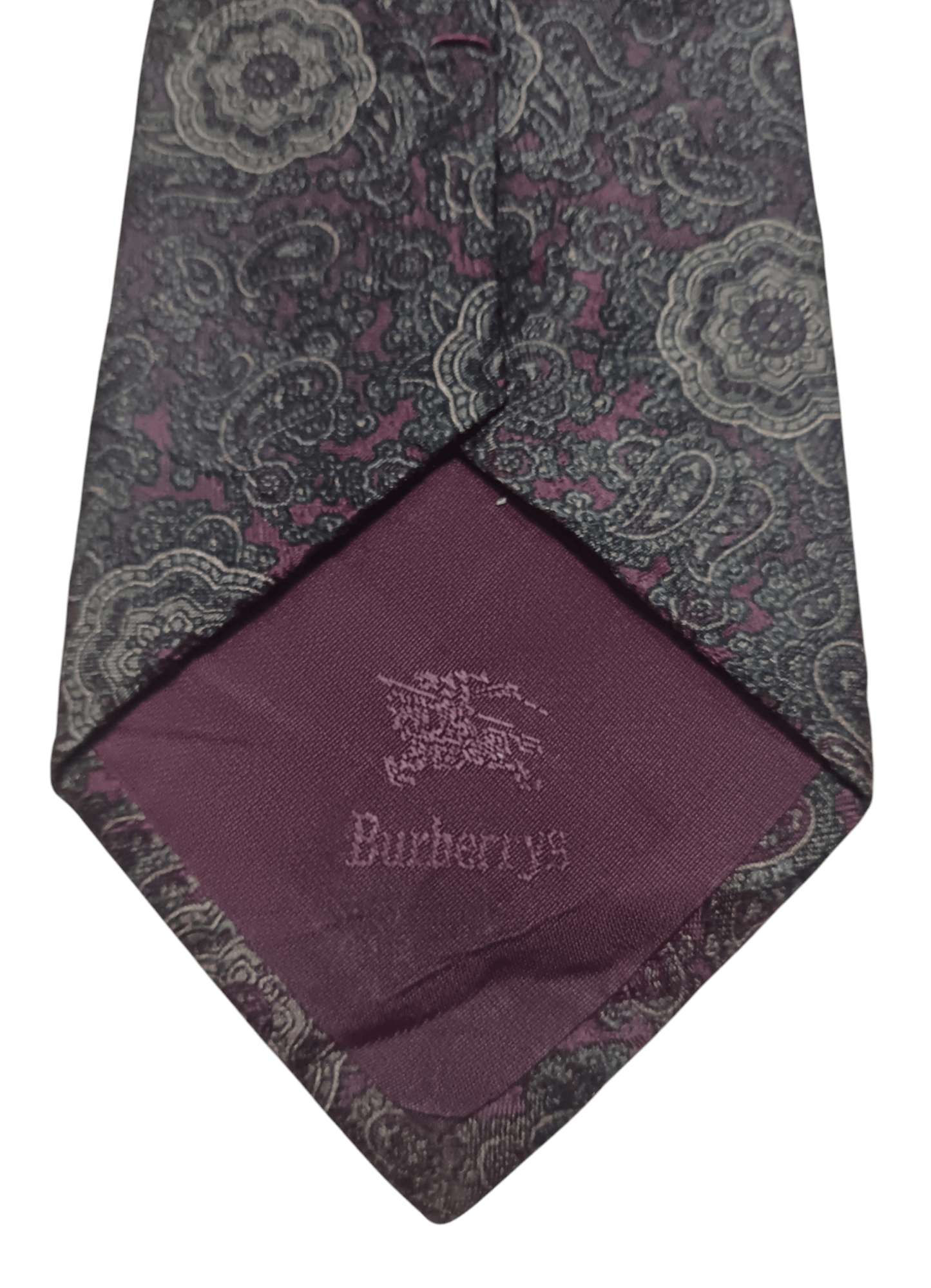 Burberry × Japanese Brand BURRBERRYS SILK PAISLEE TIE Size ONE SIZE - 6 Thumbnail