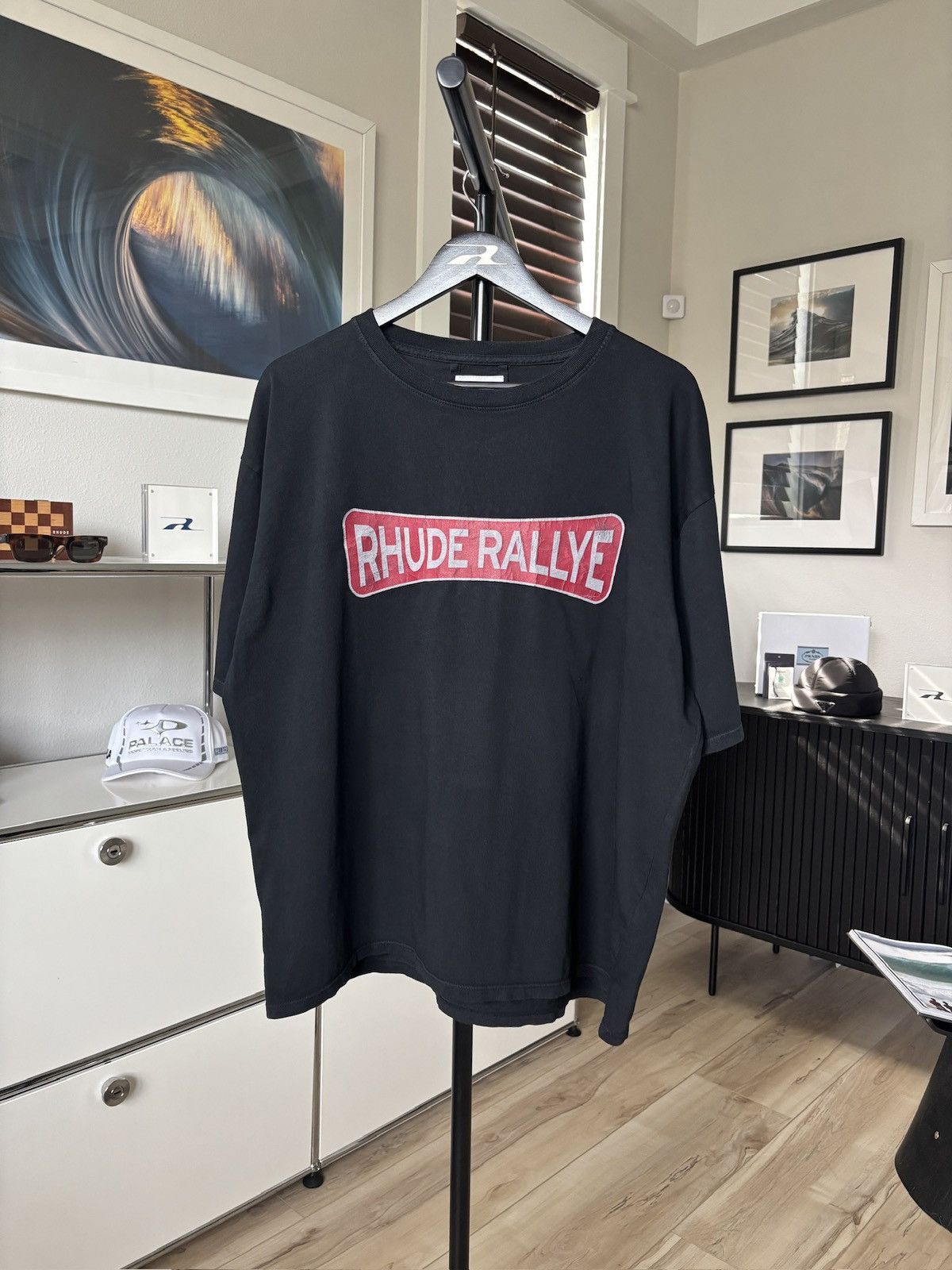 Rhude RHUDE | RALLYE CAR LOGO TEE Size US L / EU 52-54 / 3 - 2 Thumbnail