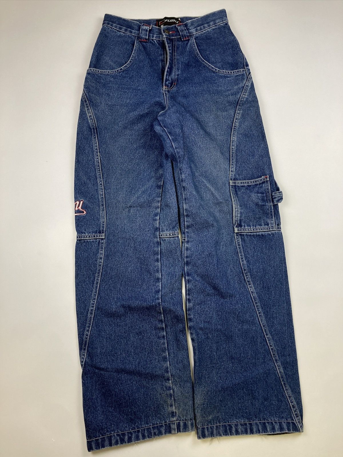 Fubu × JNCO × Vintage Y2k Vintage Fubu carpenter baggy jeans Size US 28 / EU 44 - 2 Thumbnail