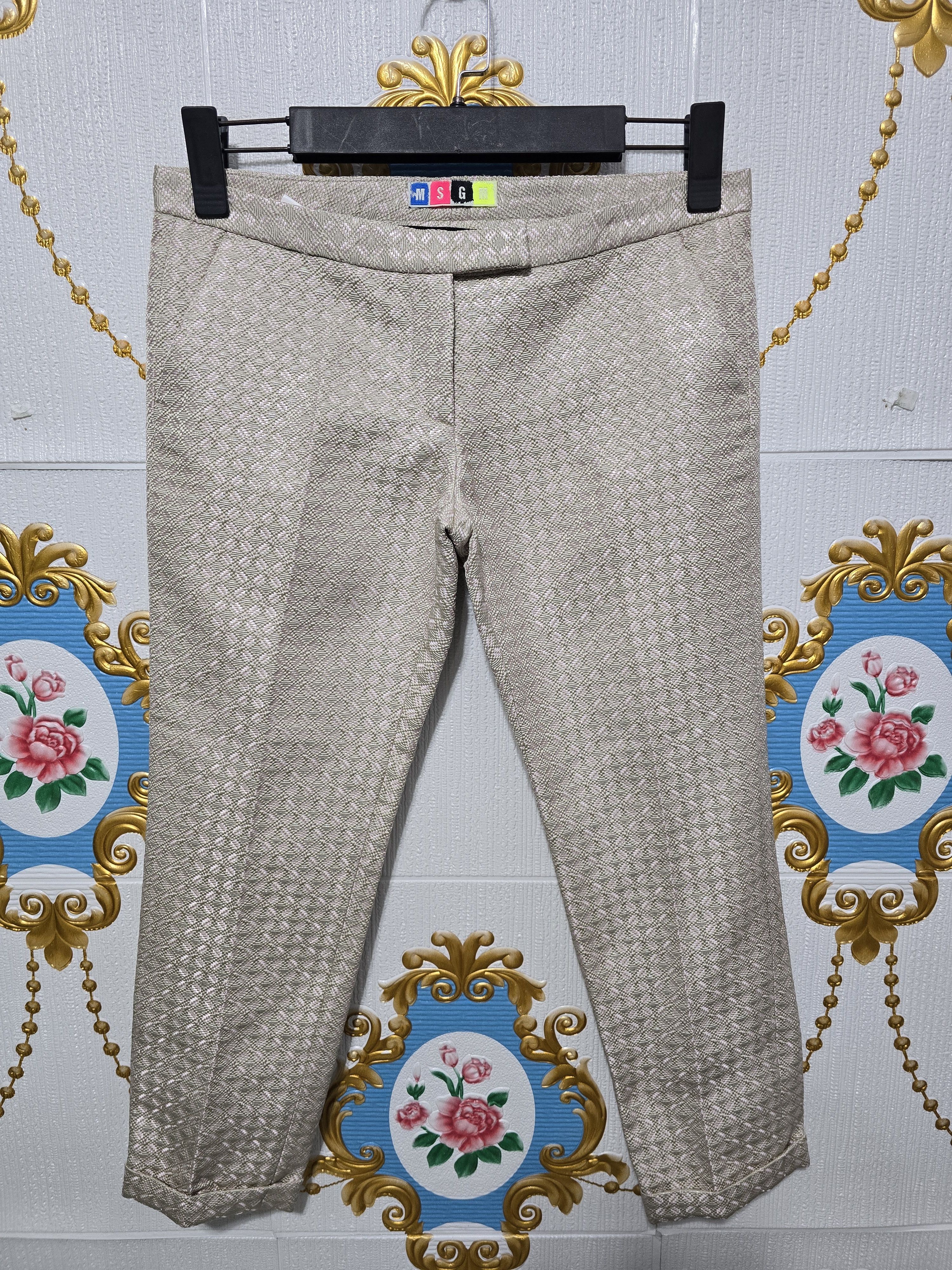 MSGM MSGM rare PANTS women, beautiful texture Size 27" / US 4 / IT 40 - 1 Thumbnail