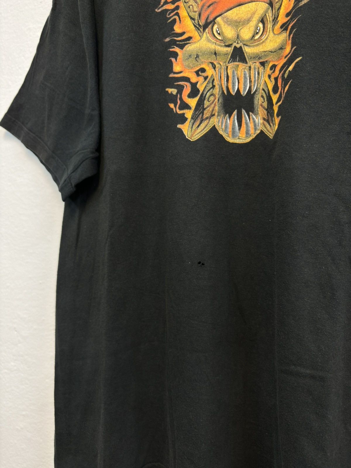 Japanese Brand × Vintage Vintage Hot Surf Lanzarote 90s goblin Flame affliction tee Size US L / EU 52-54 / 3 - 3 Thumbnail