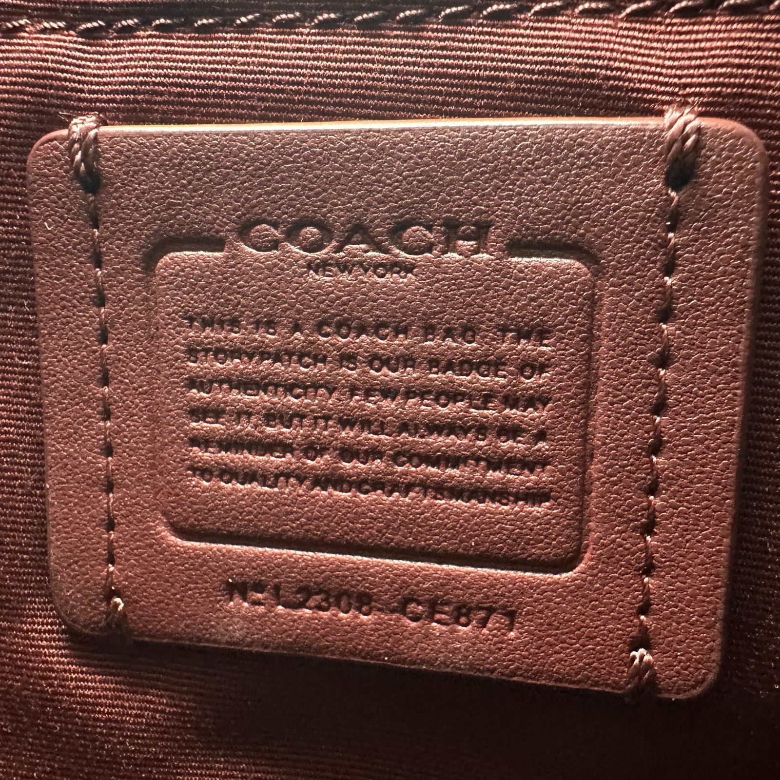 Coach Coach Mini Rowan File Bag Crossbody Purse Red Leather CE871 Size ONE SIZE - 4 Thumbnail