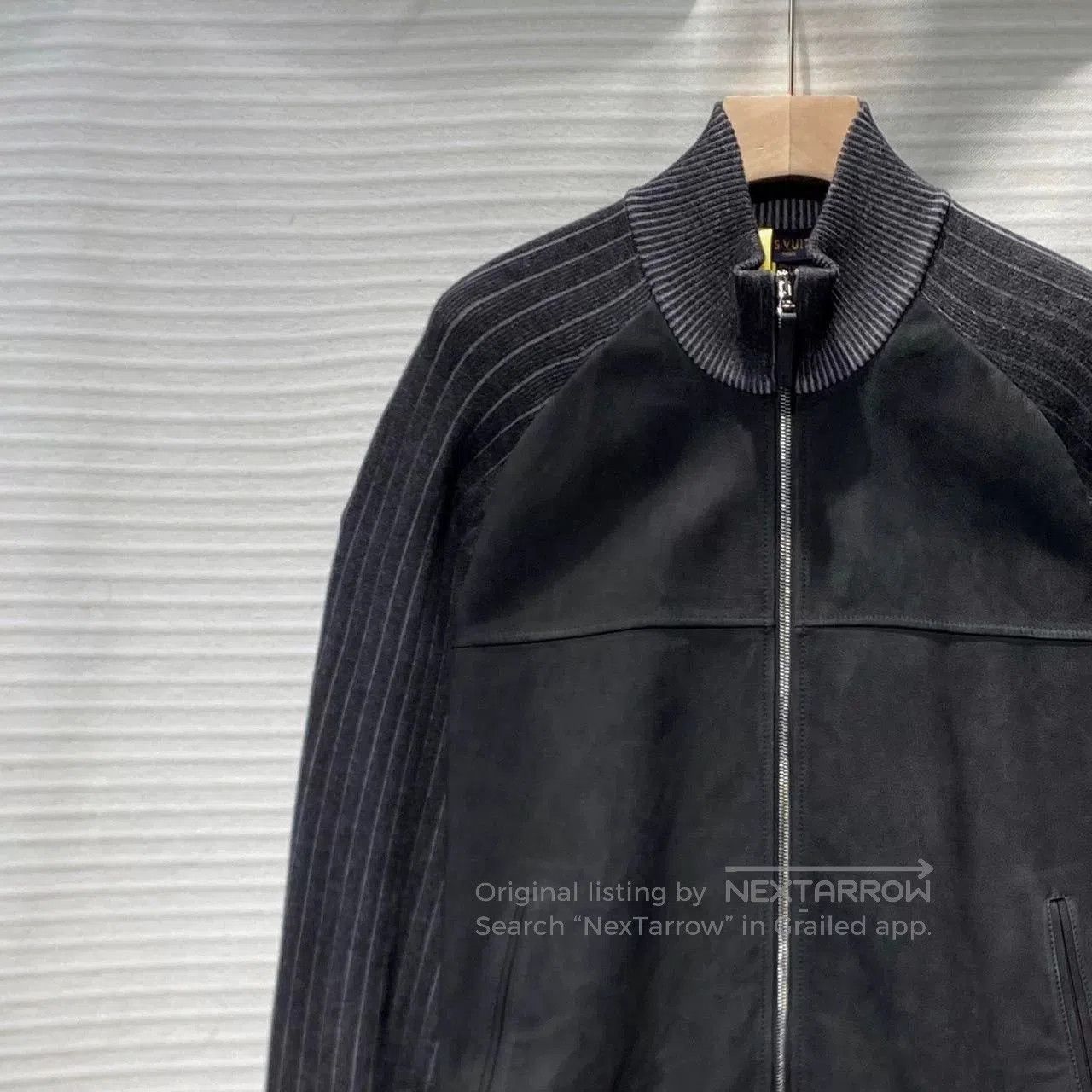 Louis Vuitton Louis Vuitton Knit Leather Patchwork Jacket. Size US XL / EU 56 / 4 - 3 Thumbnail