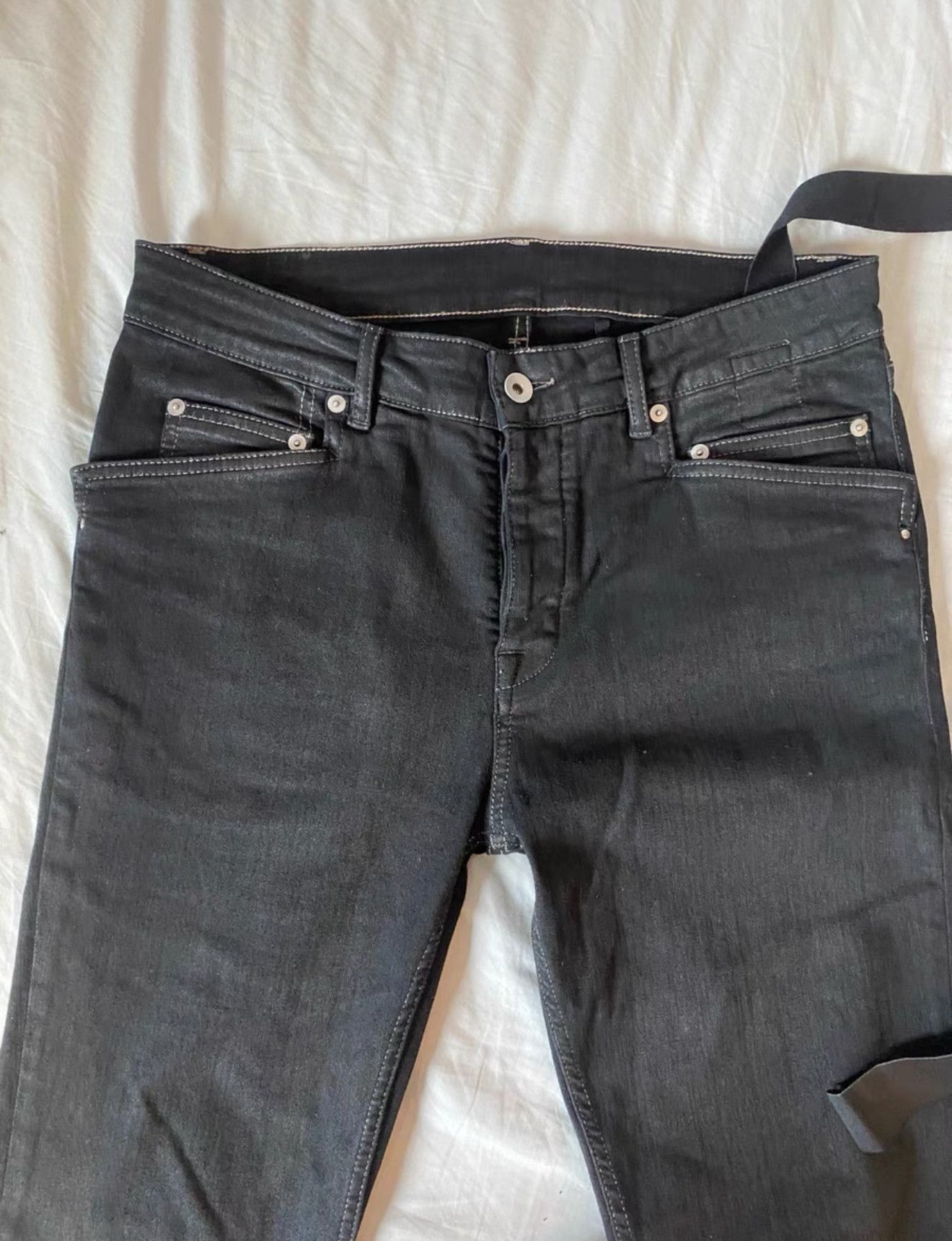 Rick Owens Rick Owens Tyrone Bootcut Flared Denim Jeans Size US 33 - 3 Thumbnail