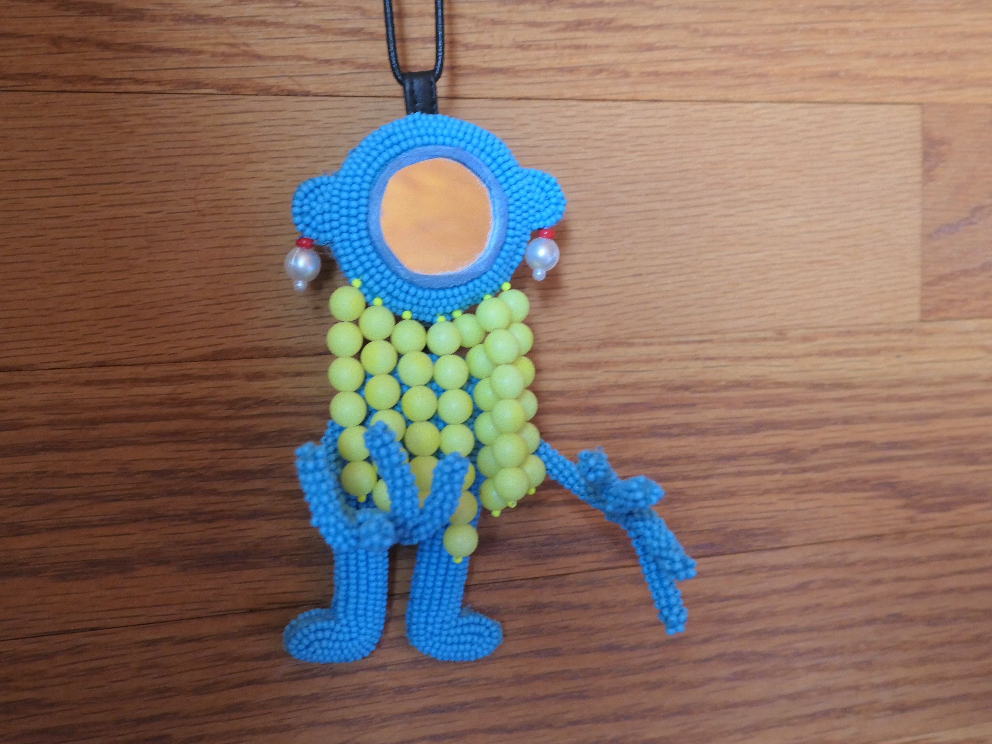 Walter Van Beirendonck 🔥 RARE Beaded Mirror Pendant - S/S21 🔥 Size ONE SIZE - 4 Thumbnail