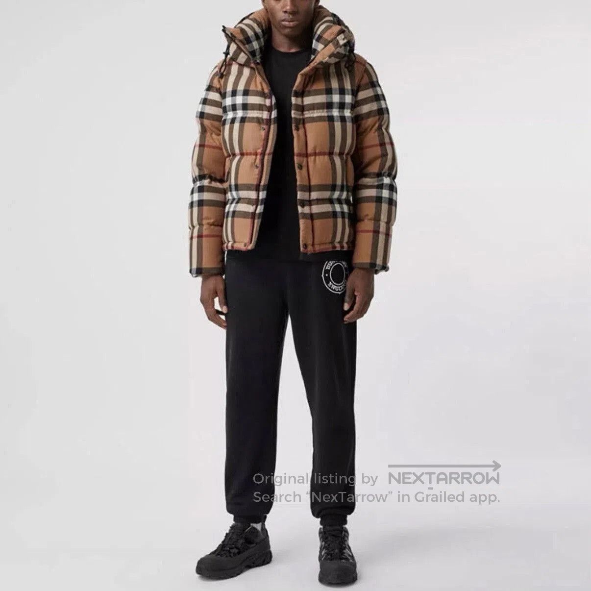 Burberry burberry down jacket with detachable sleeves. Size US L / EU 52-54 / 3 - 8 Thumbnail