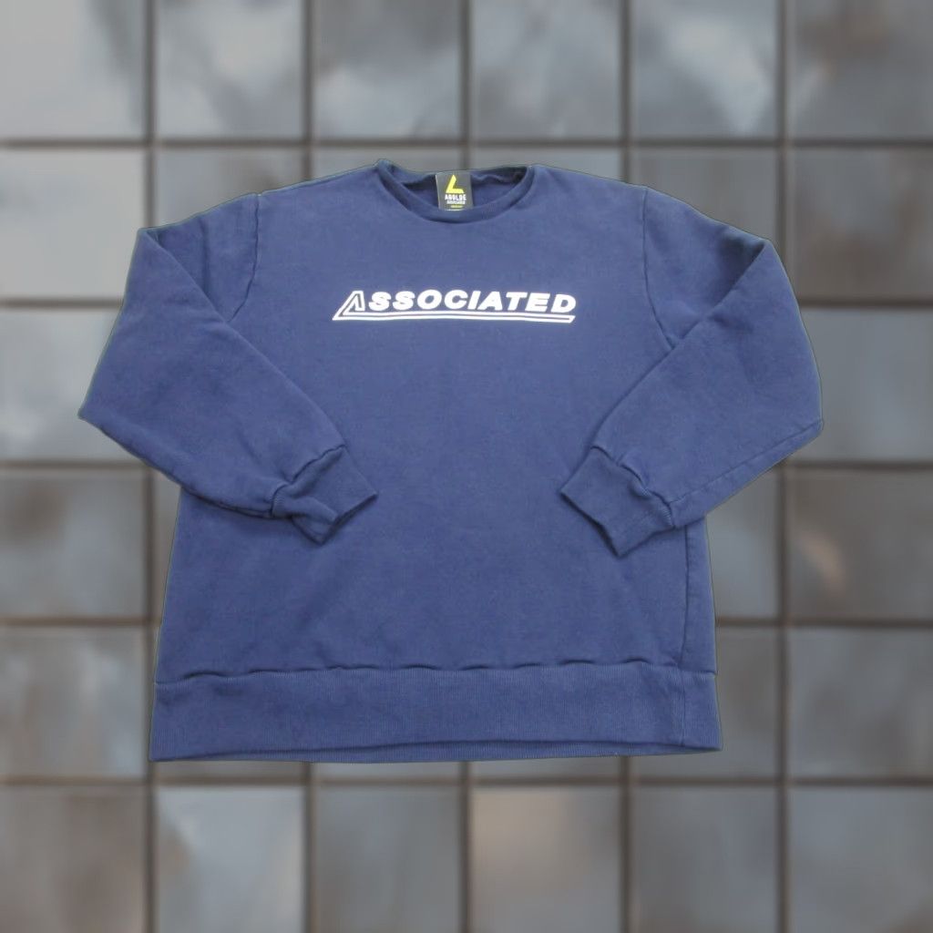 Agolde Agolde Sweater Womens Medium Blue Crewneck Sweatshirt Relaxed 90 Associated Size M / US 6-8 / IT 42-44 - 1 Thumbnail