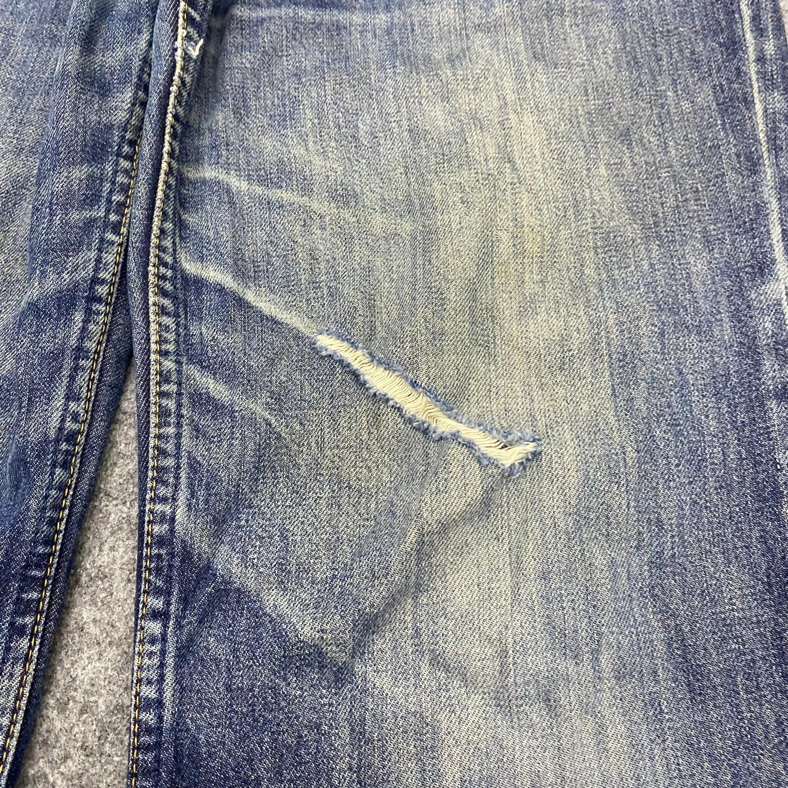 Levi's Vintage Levis 508 Distressed denim Kurt Cobain Style Size US 32 / EU 48 - 9 Thumbnail