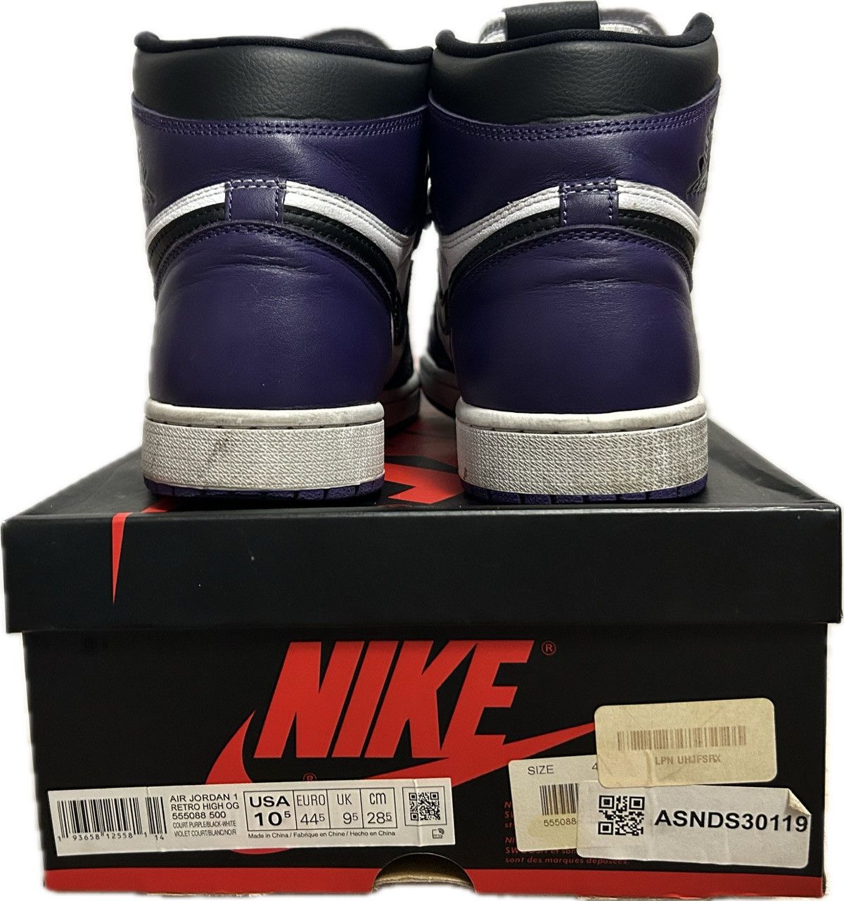 Jordan Brand *SEND ALL OFFERS* Jordan 1 “Court Purple” Size US 10.5 / EU 43-44 - 3 Thumbnail