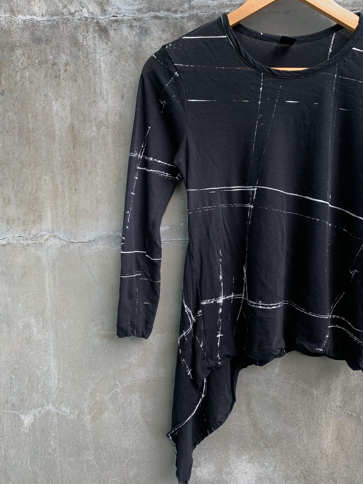 Yohji Yamamoto Y’s Asymmetrical Long Sleeve Top Size M / US 6-8 / IT 42-44 - 2 Thumbnail