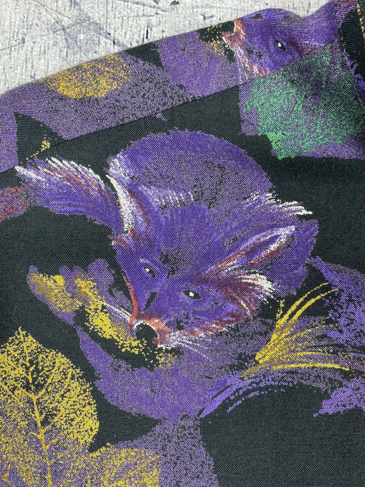 Vintage Vintage Fox Print Button Up Short Sleeve Crazy Shirt Size US S / EU 44-46 / 1 - 10 Thumbnail