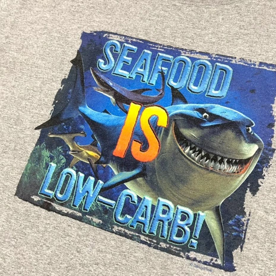 Disney VTG Disney Finding Nemo Shirt Mens XL Bruce Shark Seaford Low Carb Graphic 90s Size US XL / EU 56 / 4 - 2 Thumbnail