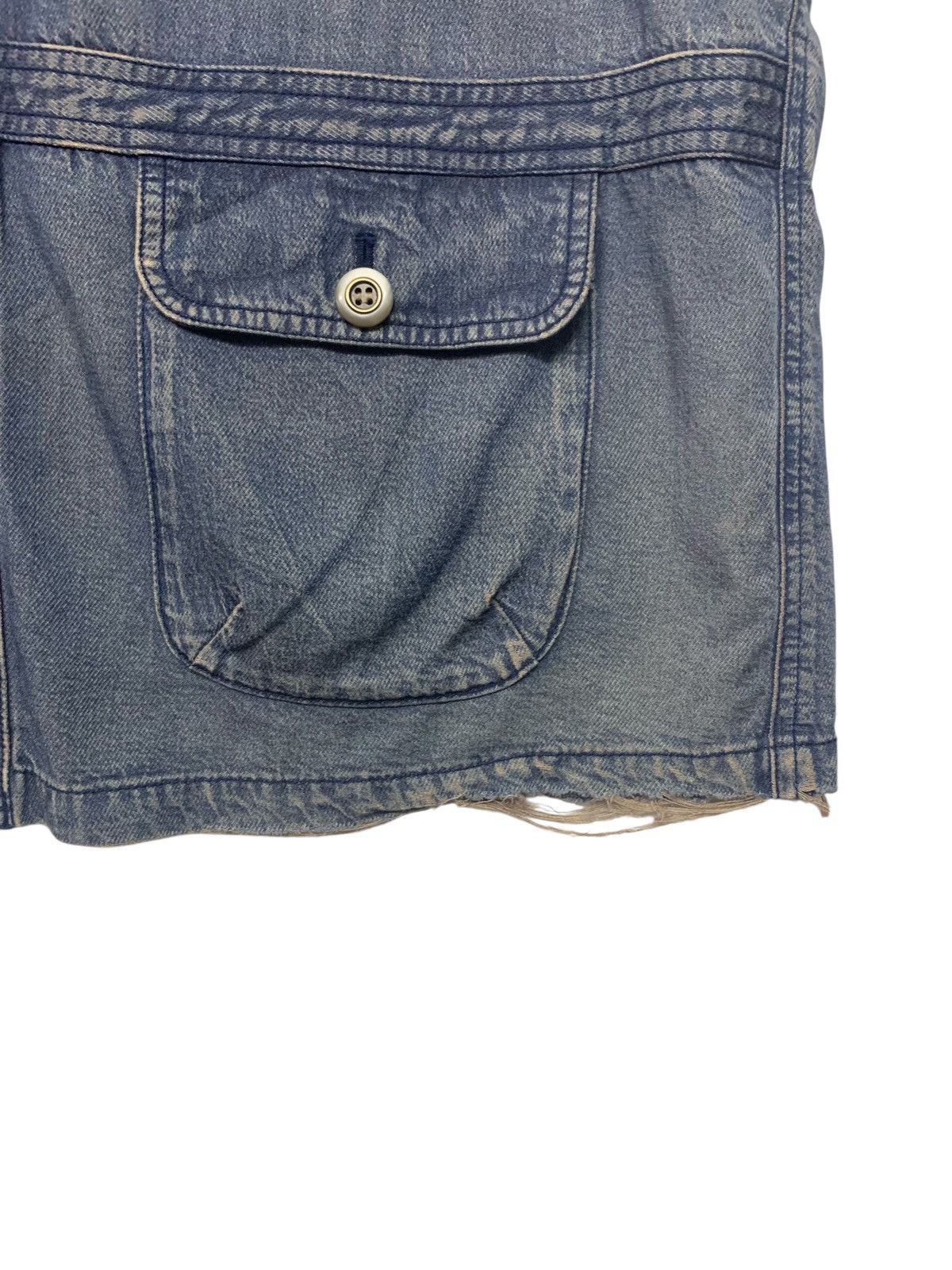 Lancel Vintage 90's Lancel Denim Vests Size US L / EU 52-54 / 3 - 8 Thumbnail