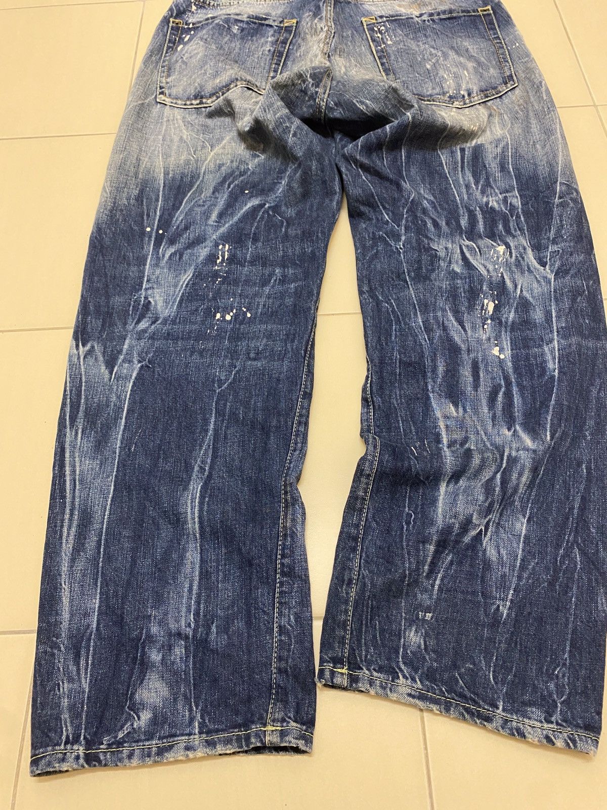 Dsquared2 Dsquared2 SS2010 Distressed Paint Splatter Jeans Size US 34 / EU 50 - 8 Thumbnail