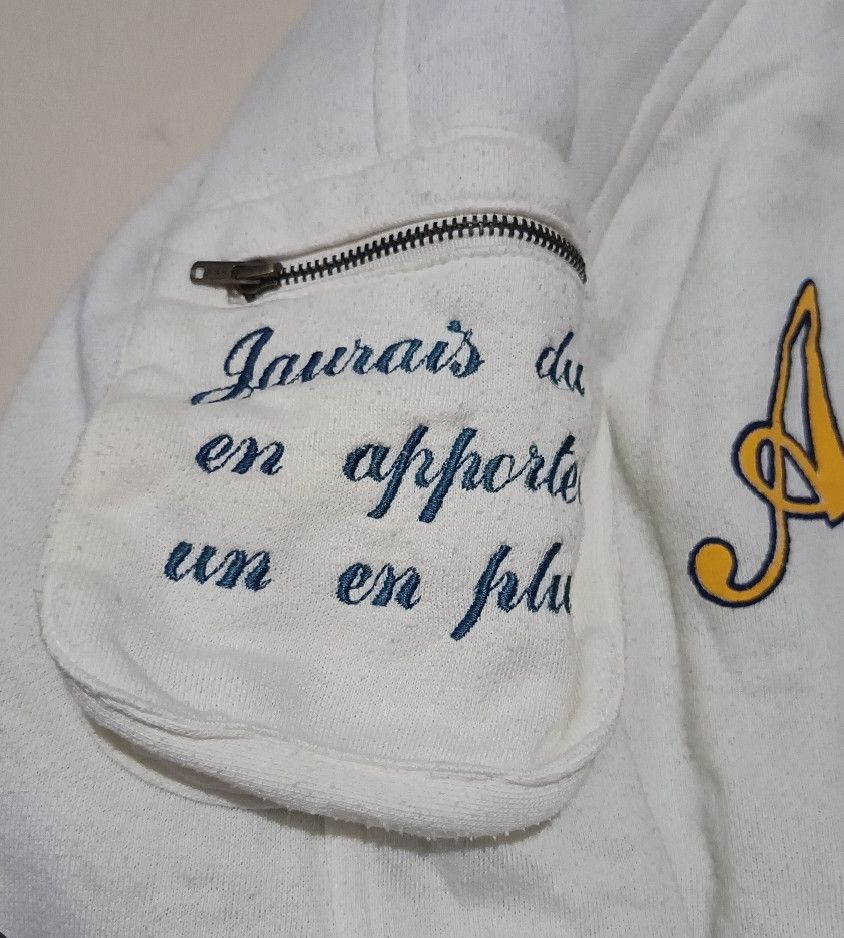 Japanese Brand × Vintage Vintage Detroit Distressed Sunfaded Avantgarde Hoodie Size US XXL / EU 58 / 5 - 5 Thumbnail