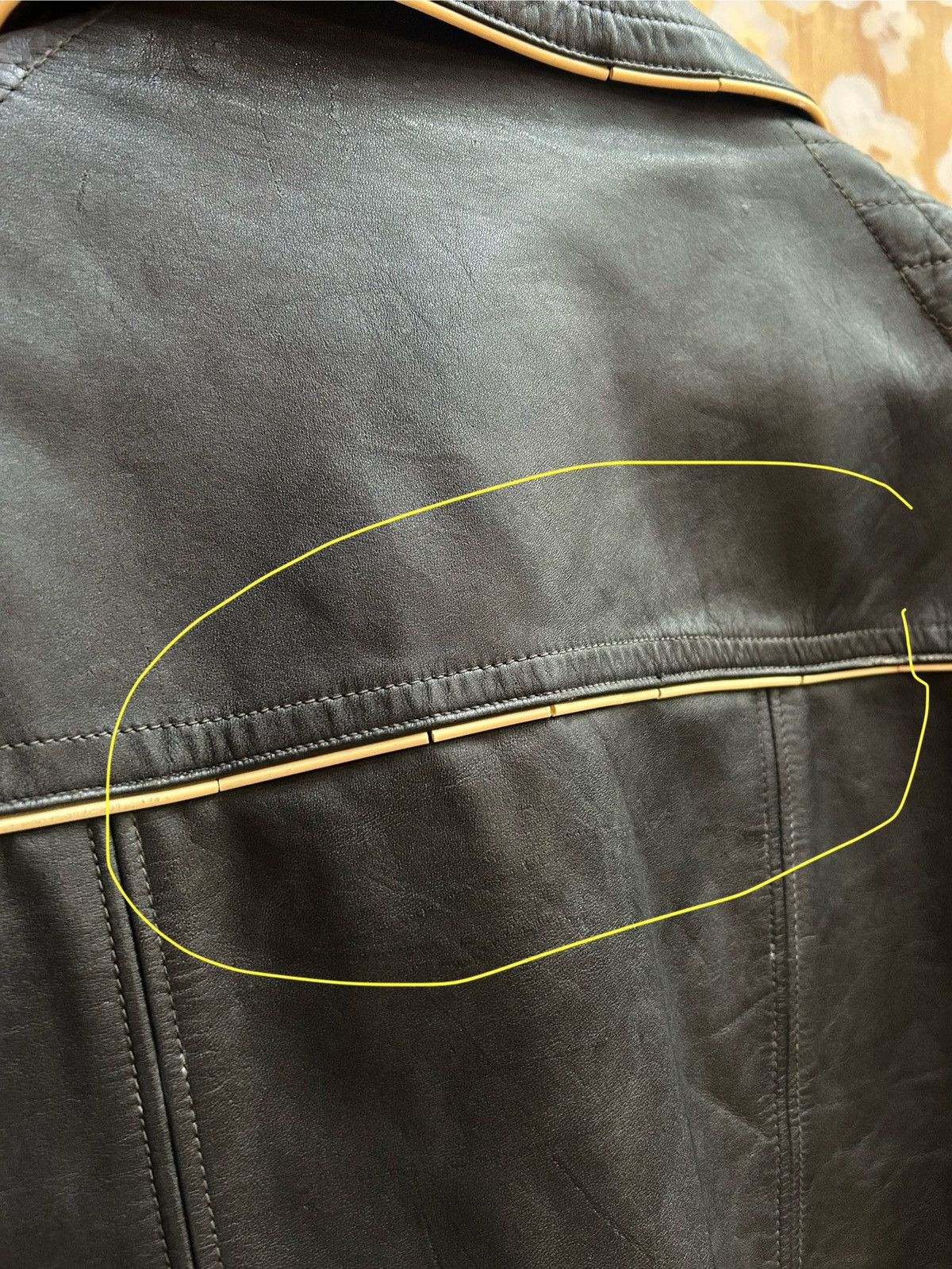 Vintage 60s German Leather Black Motorcycle Rider Jacket WWII Style Size US L / EU 52-54 / 3 - 15 Thumbnail