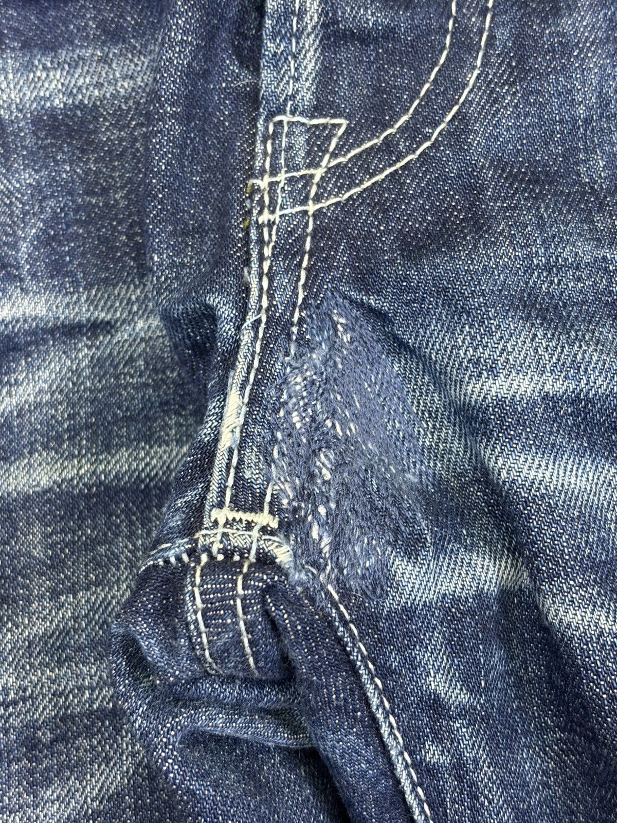 BUFFALO BOBS 💥Raw Fades💥Insane Buffalo Bobs Style Denim K13 Size US 31 - 8 Thumbnail