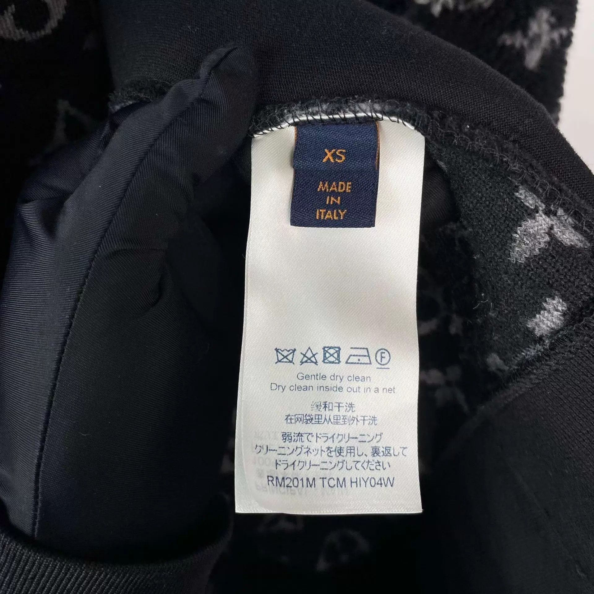 Louis Vuitton LV Shearling Allover Print Black XS Jacket 95 New Size US XS / EU 42 / 0 - 4 Thumbnail