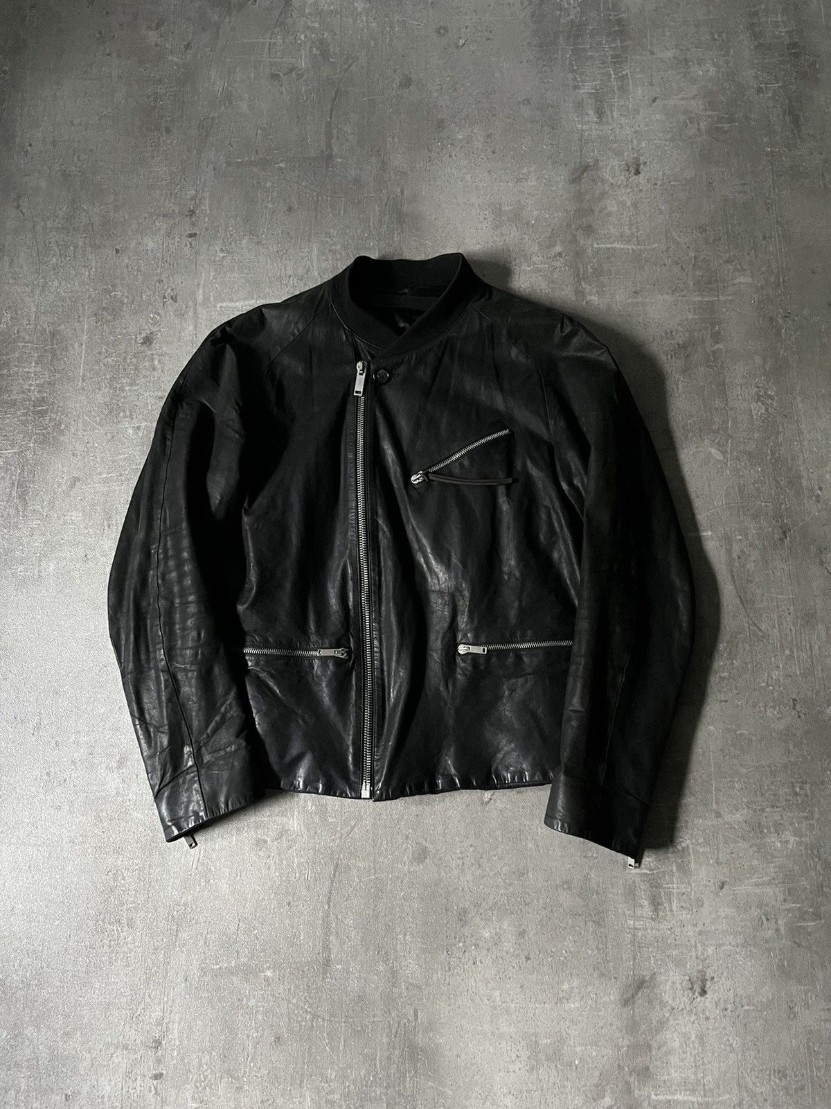 Alexander McQueen Vintage Alexander McQueen leather jacket ramones black Size US S / EU 44-46 / 1 - 2 Thumbnail