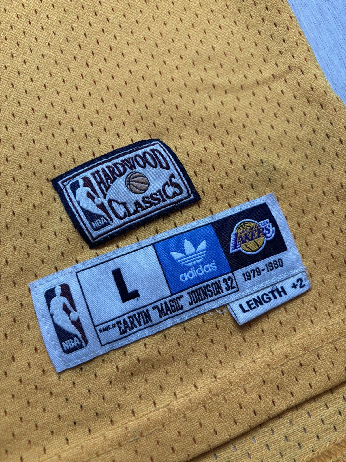 Adidas 2013 Adidas Hardwood Magic Johnson #32 Lakers L Length +2 Size US L / EU 52-54 / 3 - 7 Thumbnail