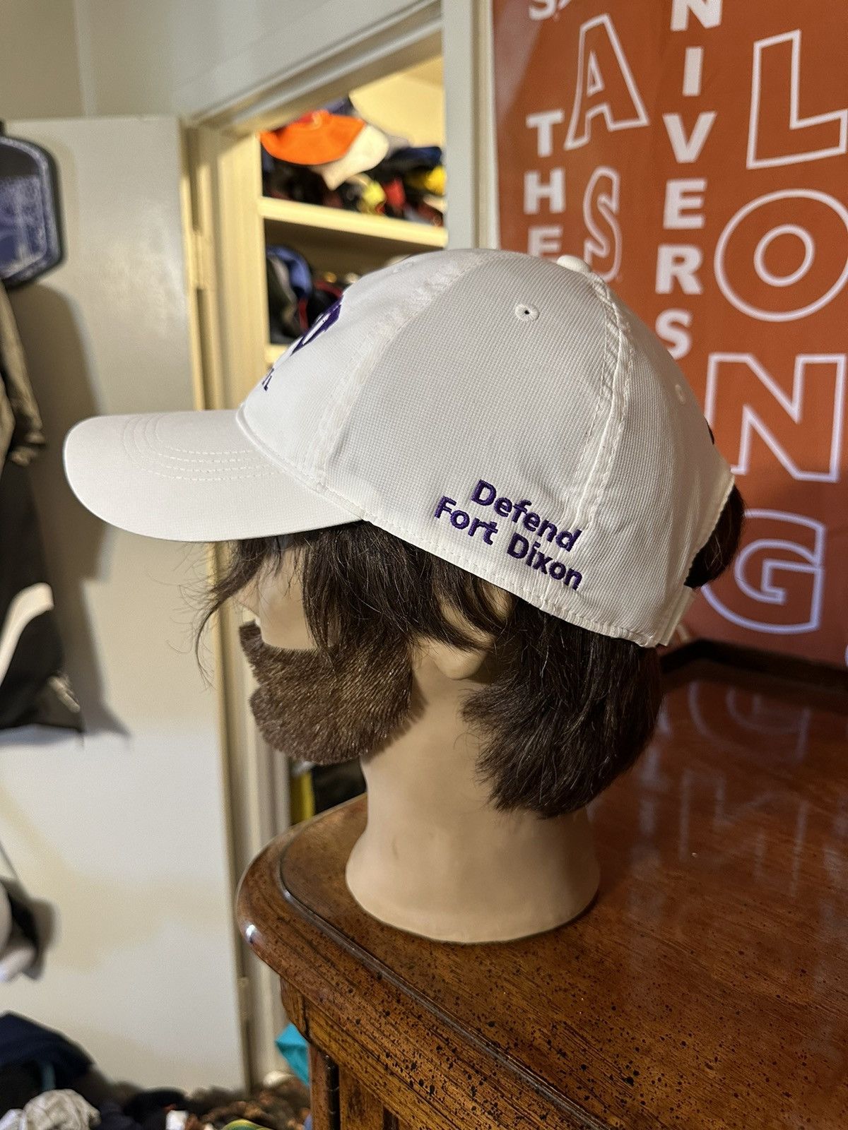 Nike × Vintage Vintage Nike NCAA TCU Horned frogs “basketball” hat 00s Size ONE SIZE - 5 Thumbnail