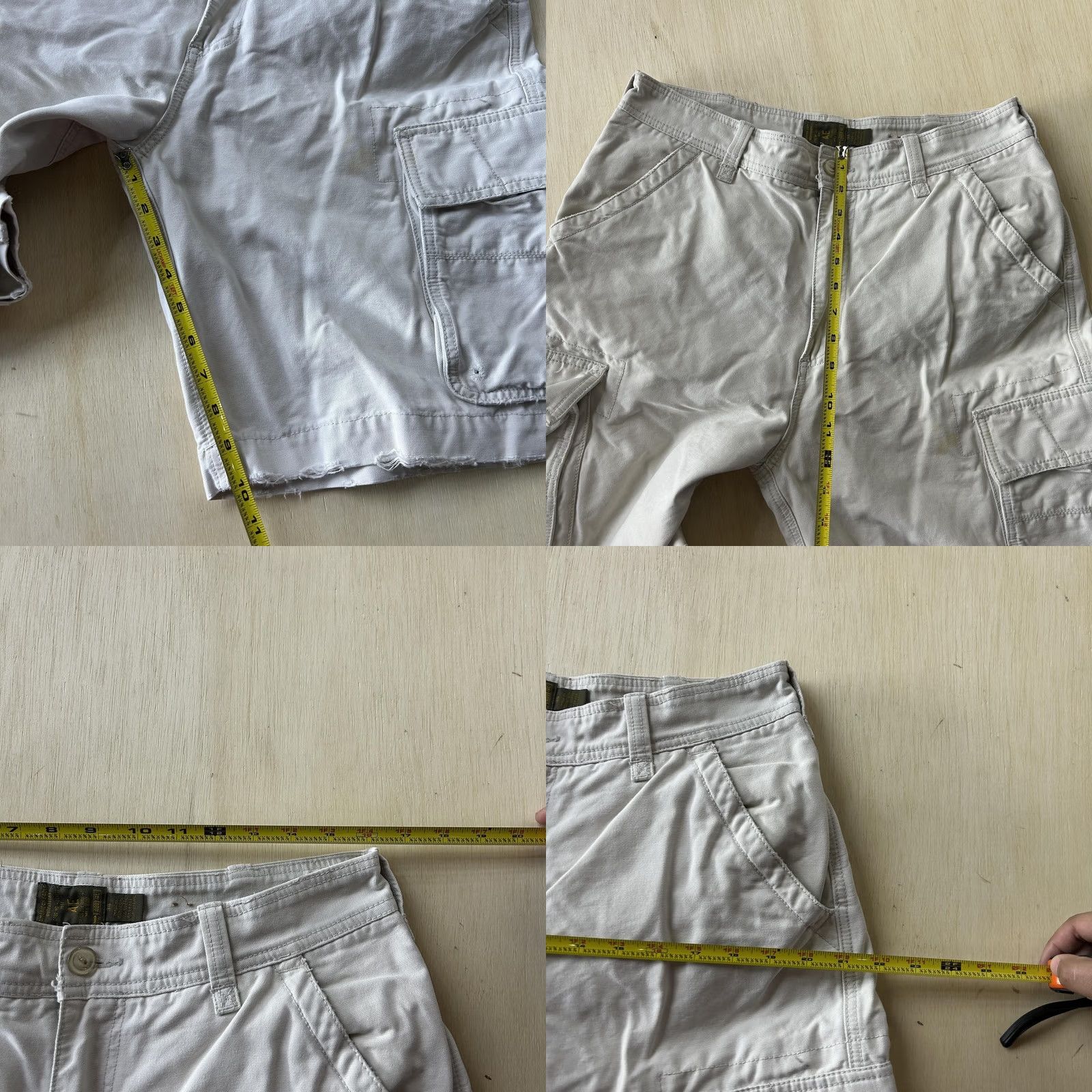 American Eagle Outfitters VINTAGE American Eagle Outfitters Cargo Shorts Mens 34 Beige Canvas Relaxed Size US 34 / EU 50 - 8 Thumbnail