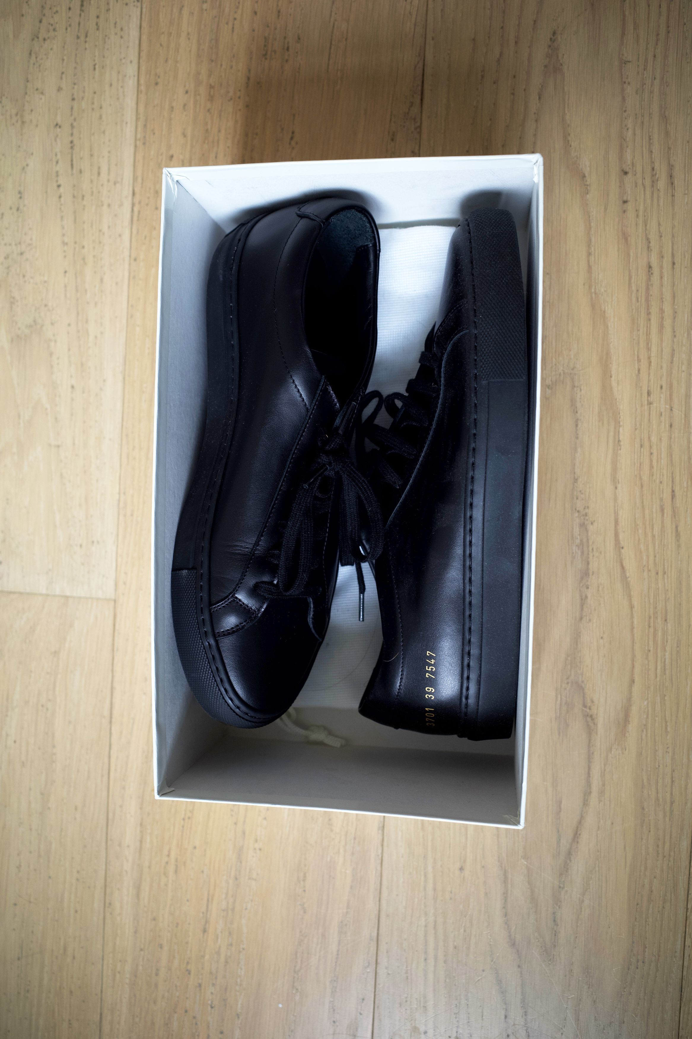 Common Projects Achilles Low Black Size US 9 / IT 39 - 4 Thumbnail
