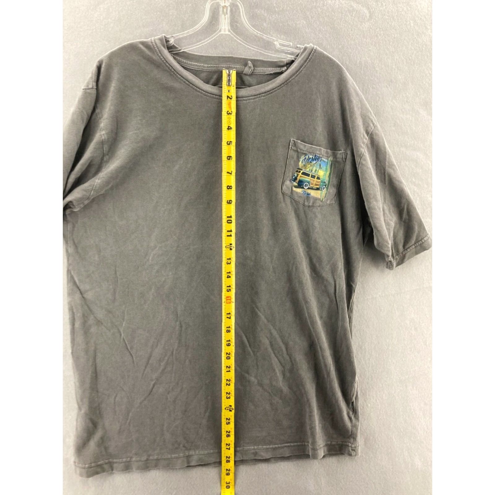 Vintage Alvin Shirt Mens XXL Florida Hot Rod Surf Gray Cotton T-Shirt 2XL Graphic Print Mens Size US XXL / EU 58 / 5 - 5 Thumbnail