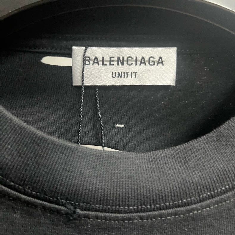 Balenciaga Balenciaga Logo Round Neck Short Sleeve T-Shirt-2506 Size US S / EU 44-46 / 1 - 2 Thumbnail
