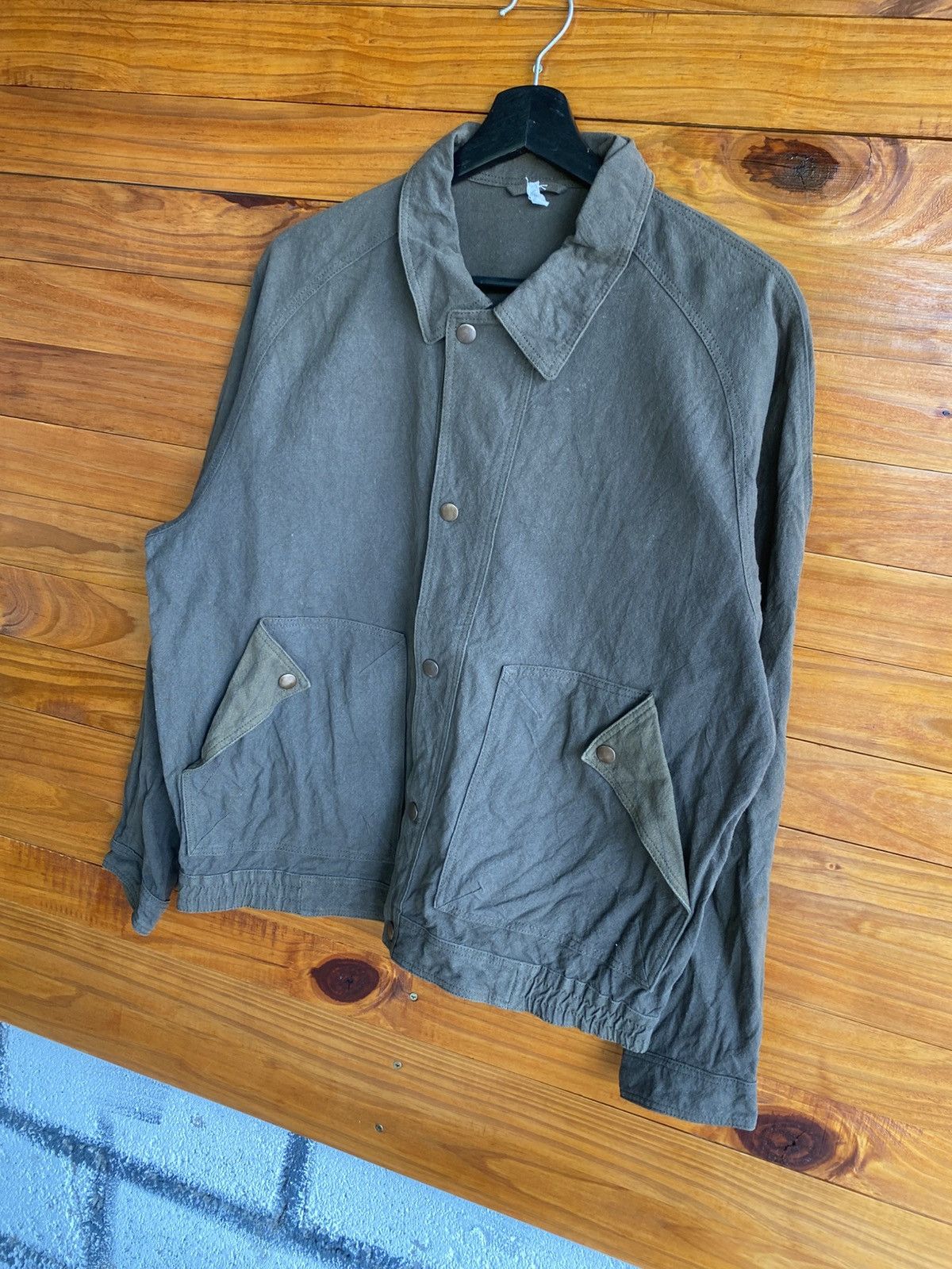 Vintage Vintage 90s Model Jac Olive Utility Work Jacket Made Japan Size US M / EU 48-50 / 2 - 4 Thumbnail