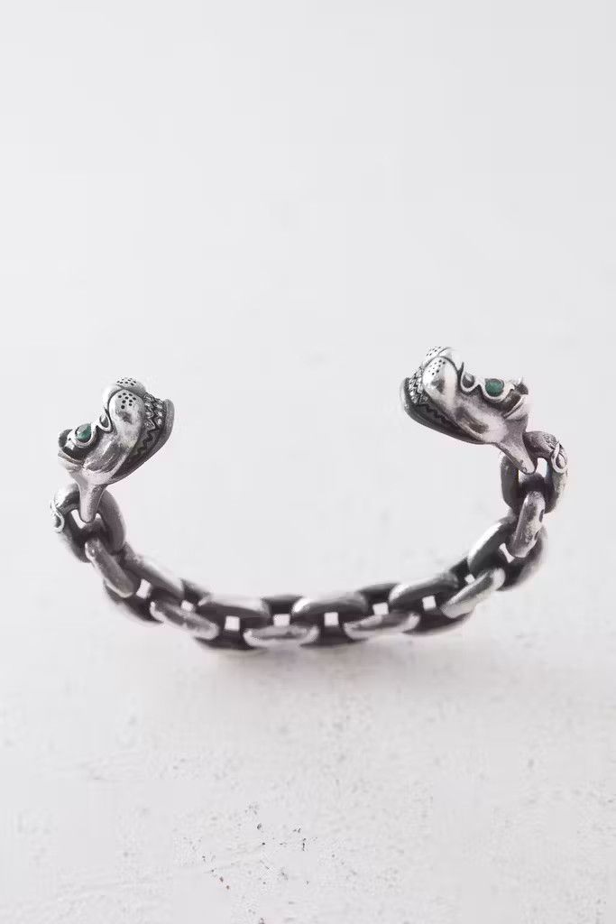 Gaboratory Gucho G-Dog emeralds/sapphires bracelet Size ONE SIZE - 2 Thumbnail